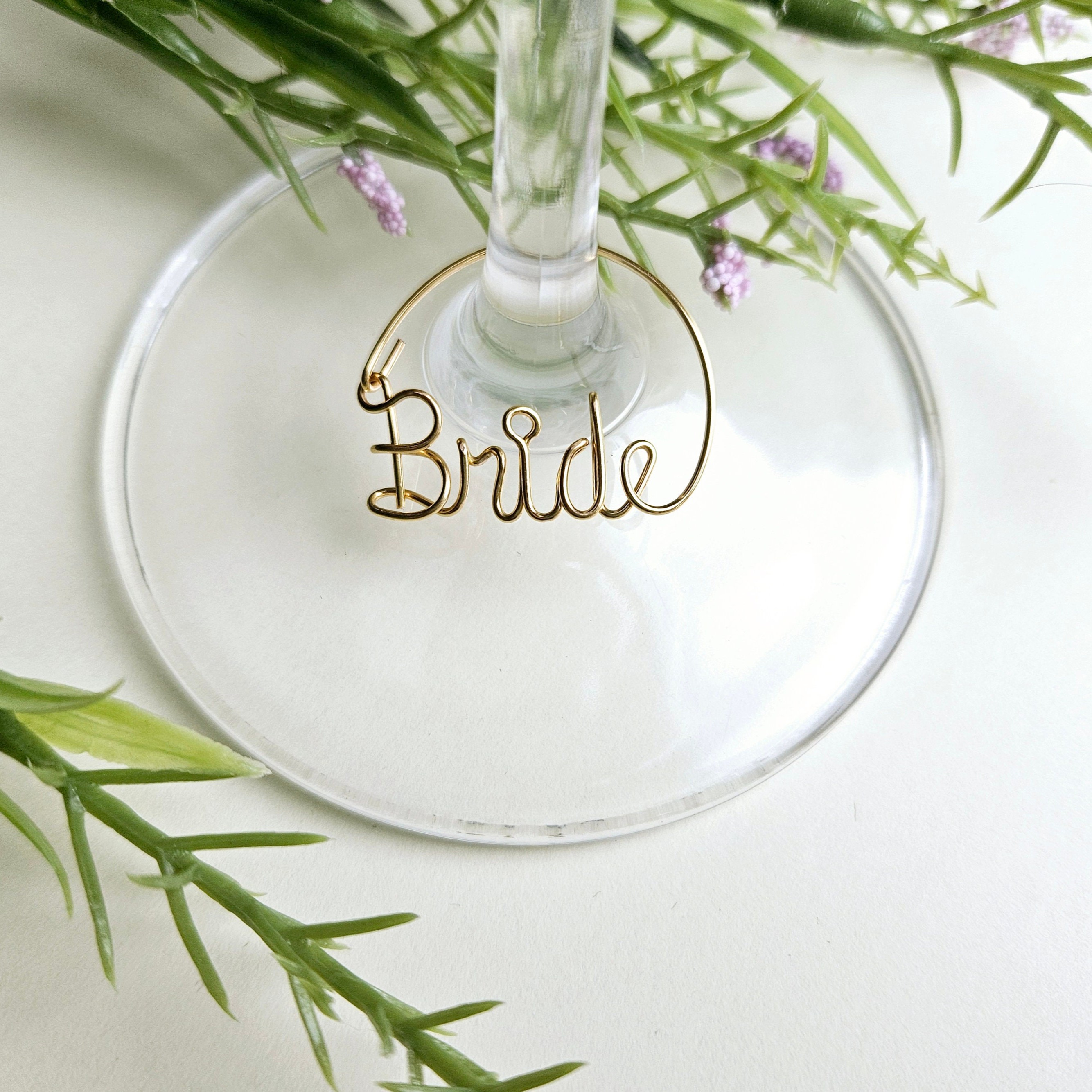 Custom Wine glass charm | Bachelorette Decorations