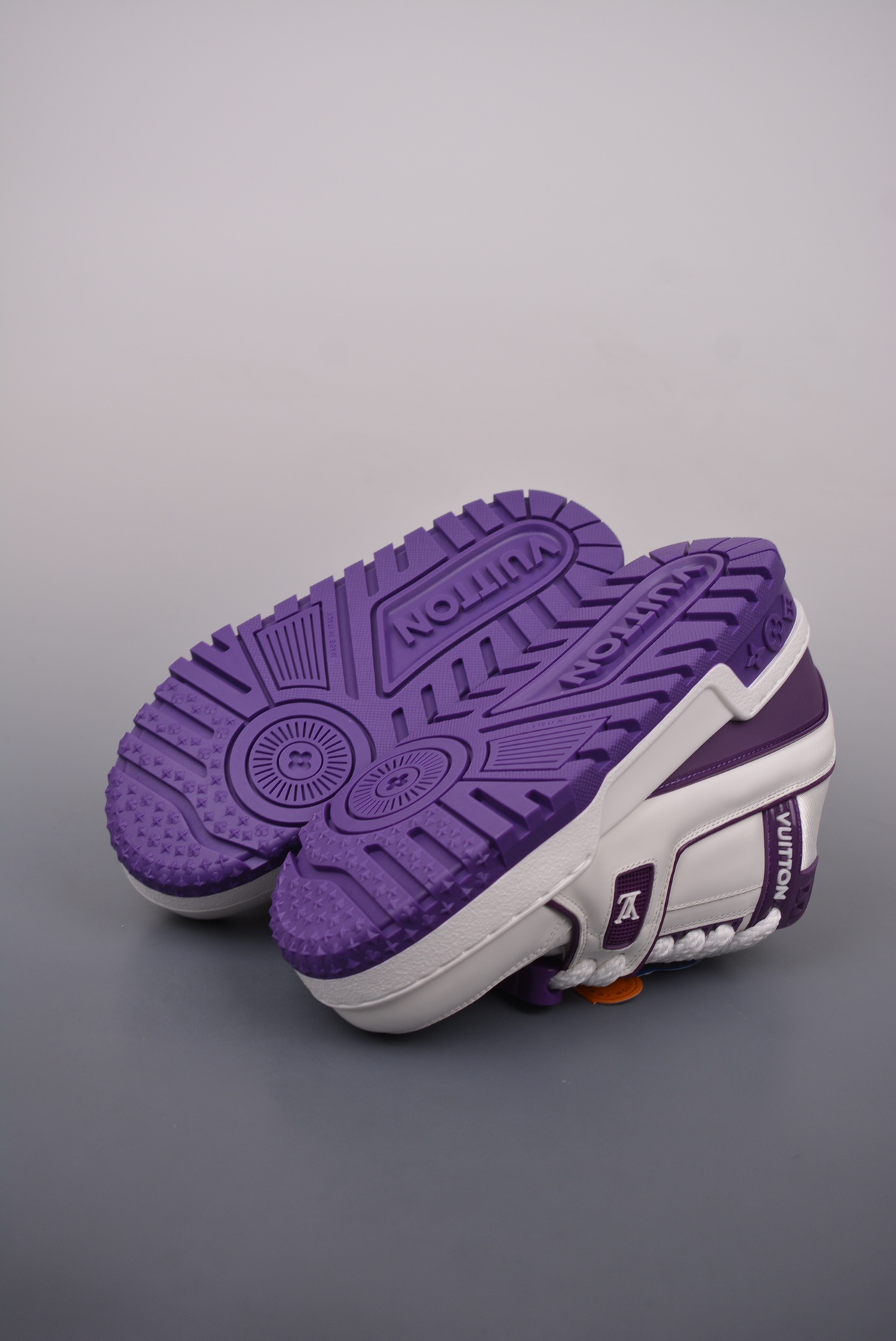 Louis Vuitton Trainer Maxi Low Sneaker White Purple 1ACPQ6