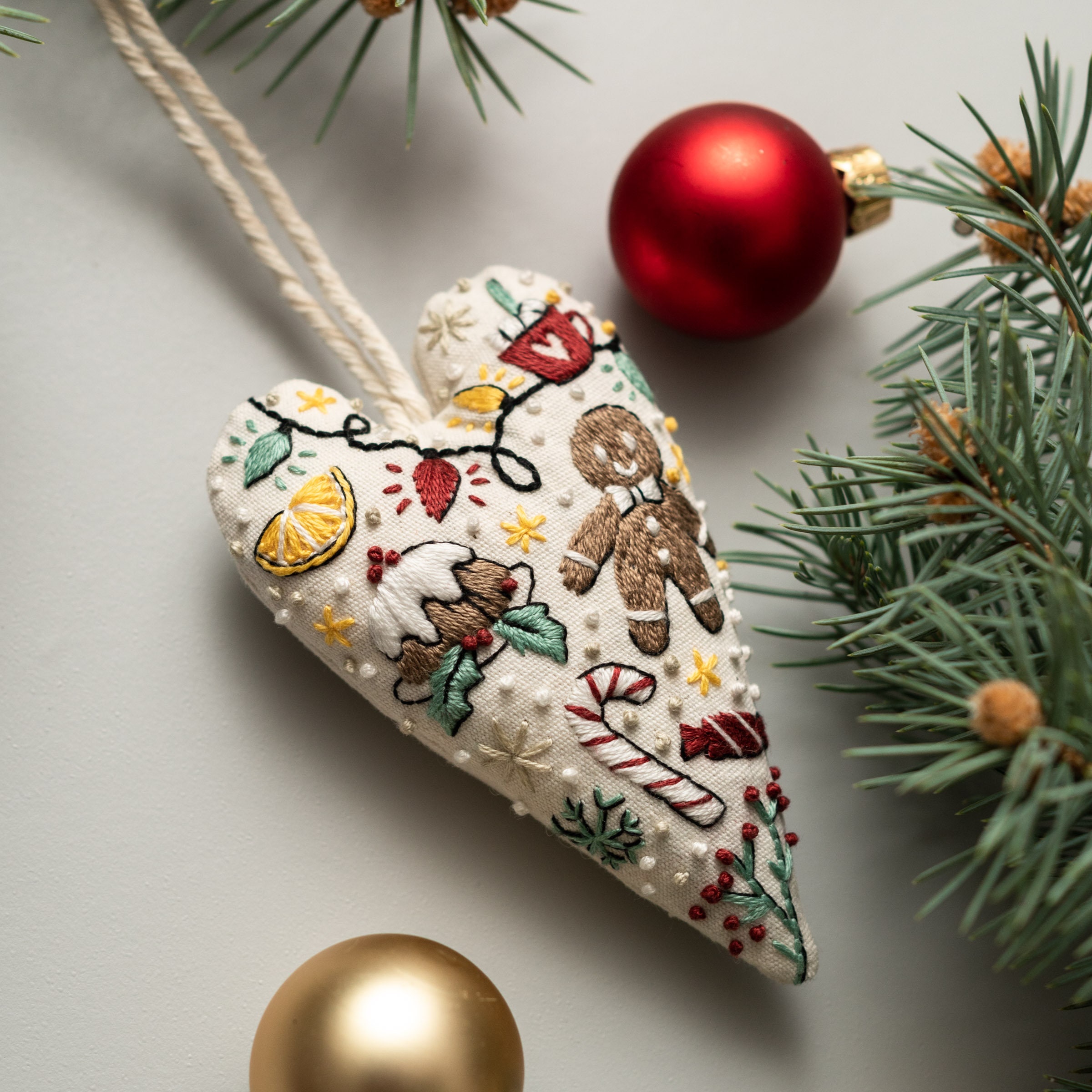 🎅2024 Christmas Promos🔥DIY Ornament for Christmas in the shape of a heart