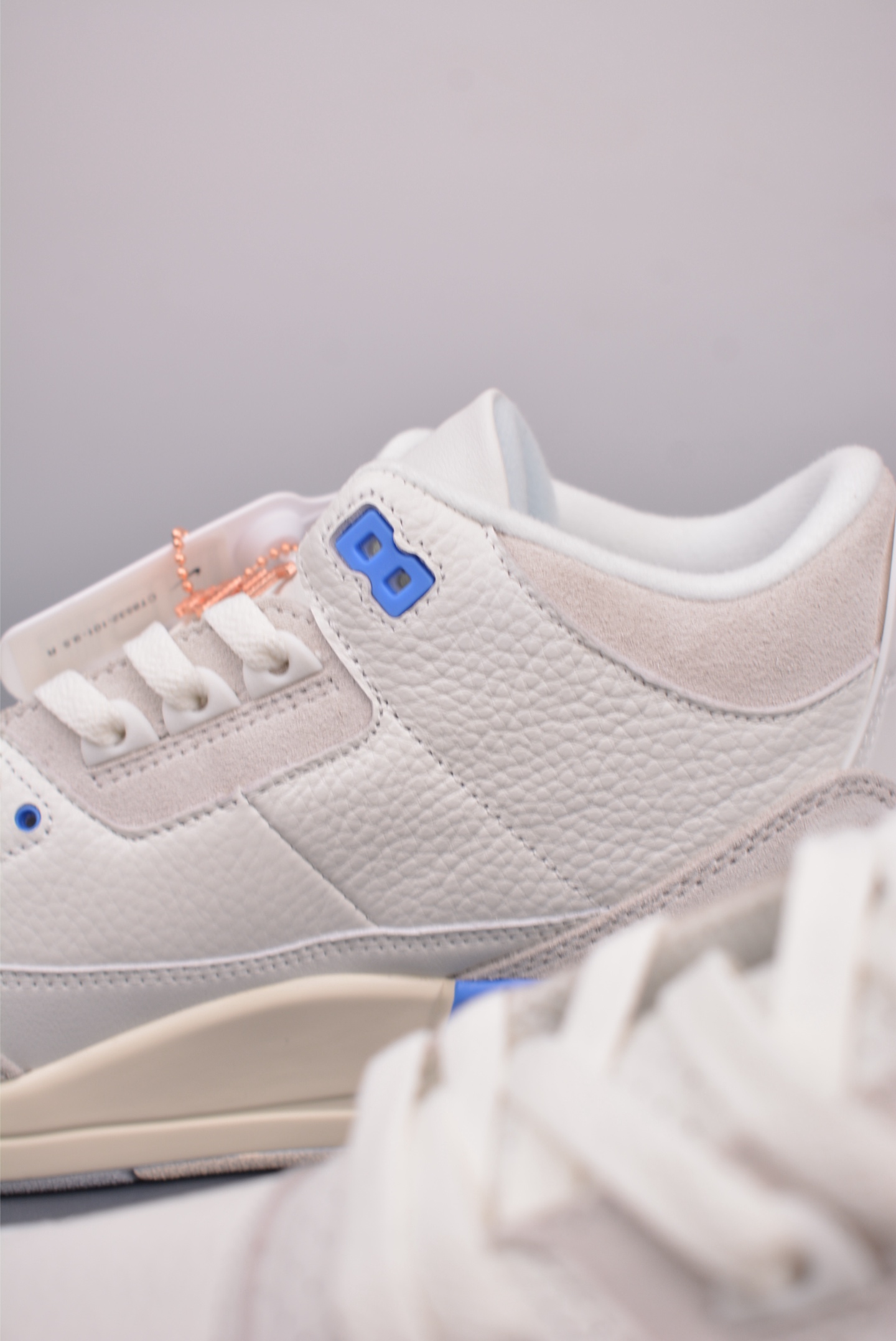 Nike Air Jordan 3 Retro Lucky Shorts Off-White Blue CT8532-101