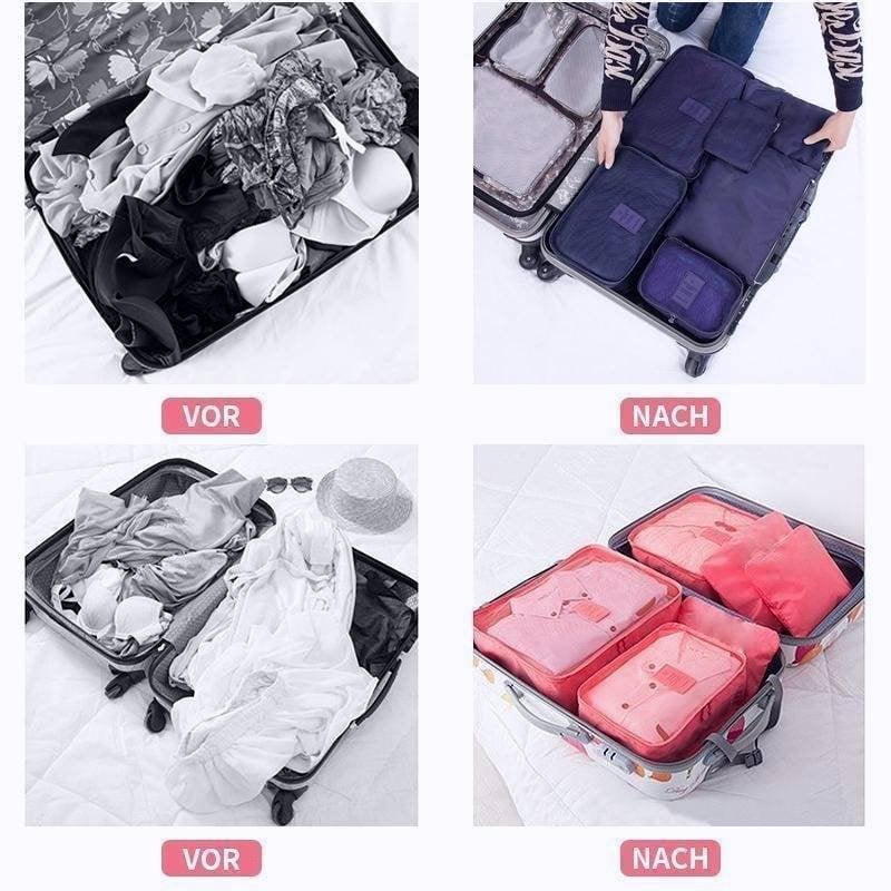 ✈6 pieces portable luggage packing cubes🧳Buy More Save More🚗