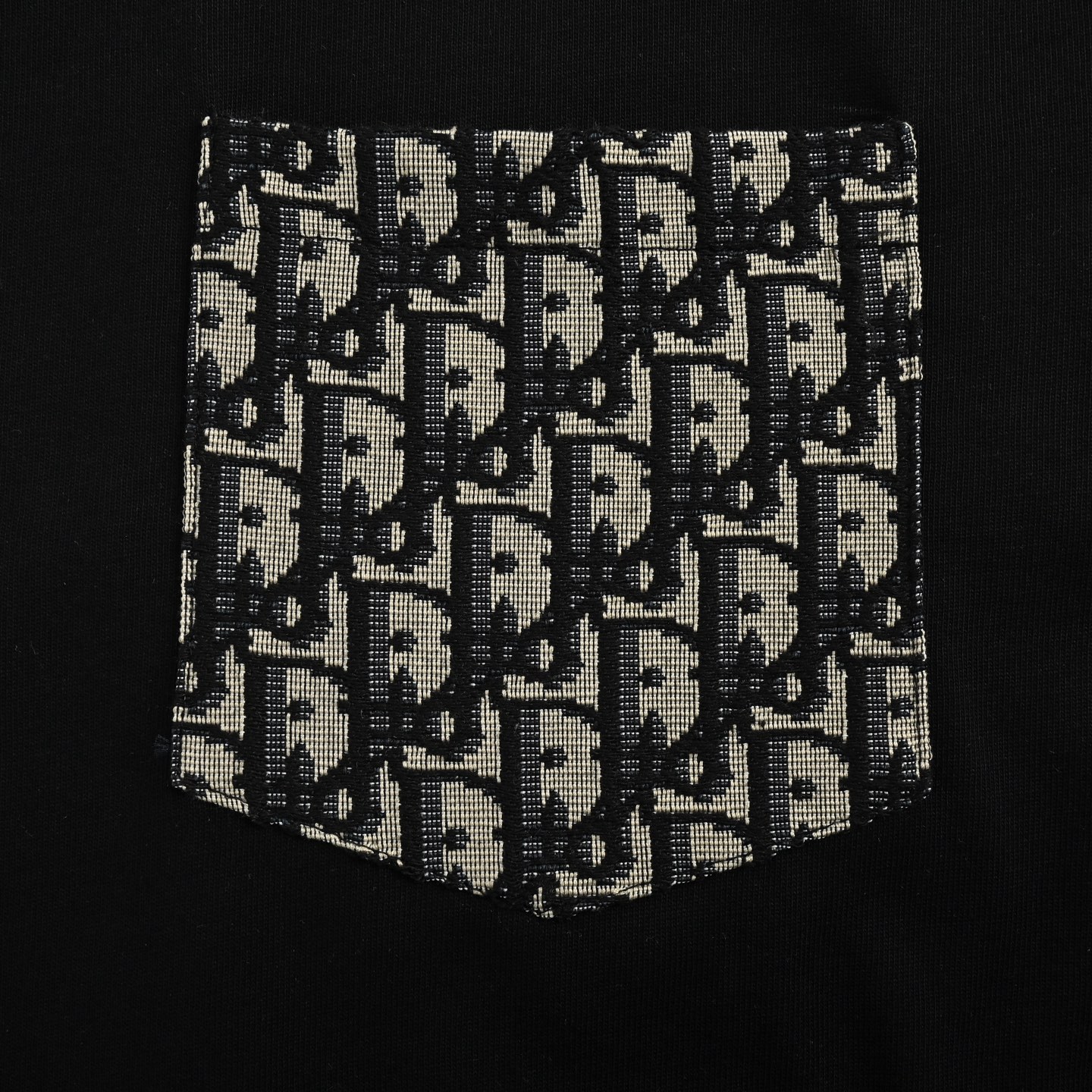 Dior 25ss monogram jacquard pocket short sleeve