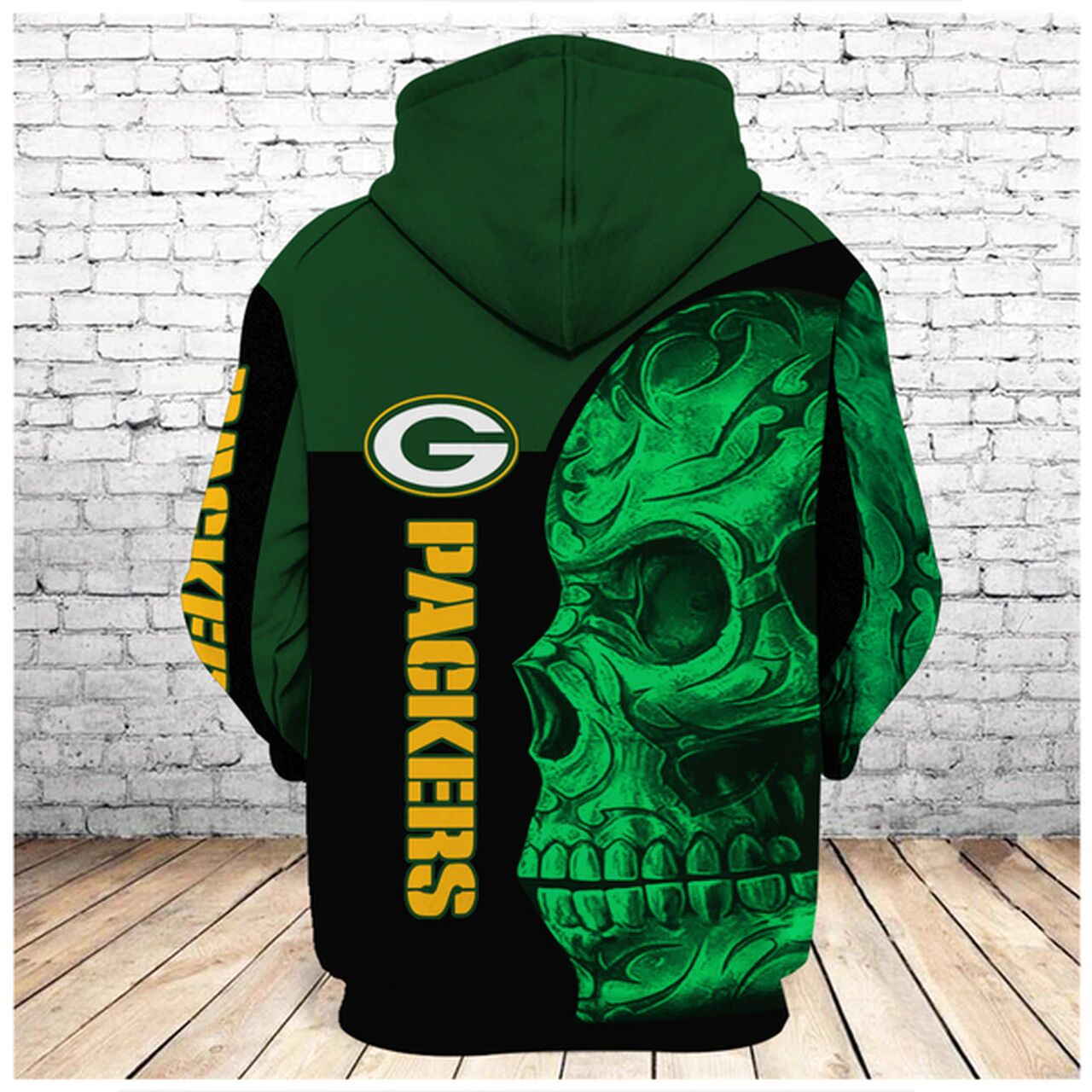 GREEN BAY PACKERS 3D HOODIE GGBBPP014