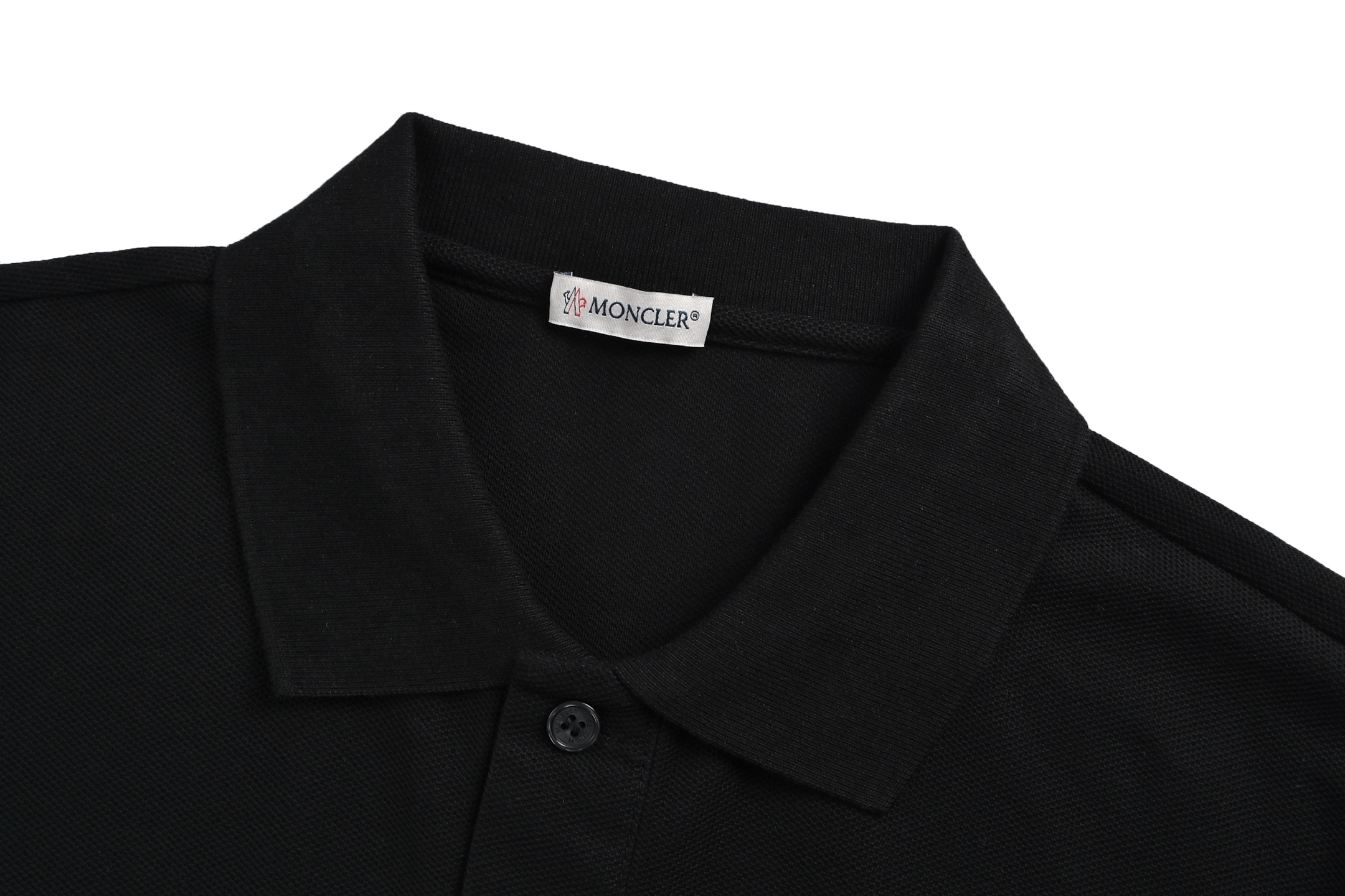 Moncler 25ss cuff webbing polo short sleeves
