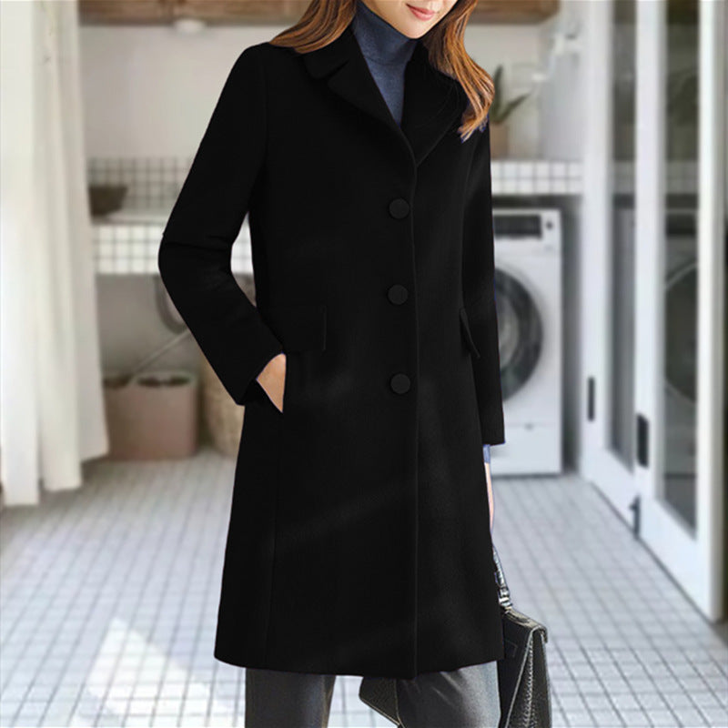 Multi-Color Multi-Size Woolen Coat for Women