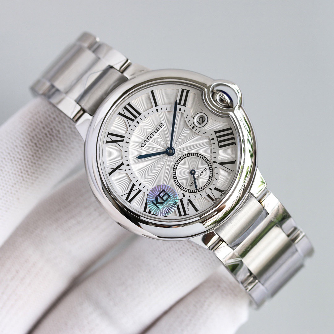 CARTIER Blue Balloon Two and a Half Hands Men's Watch