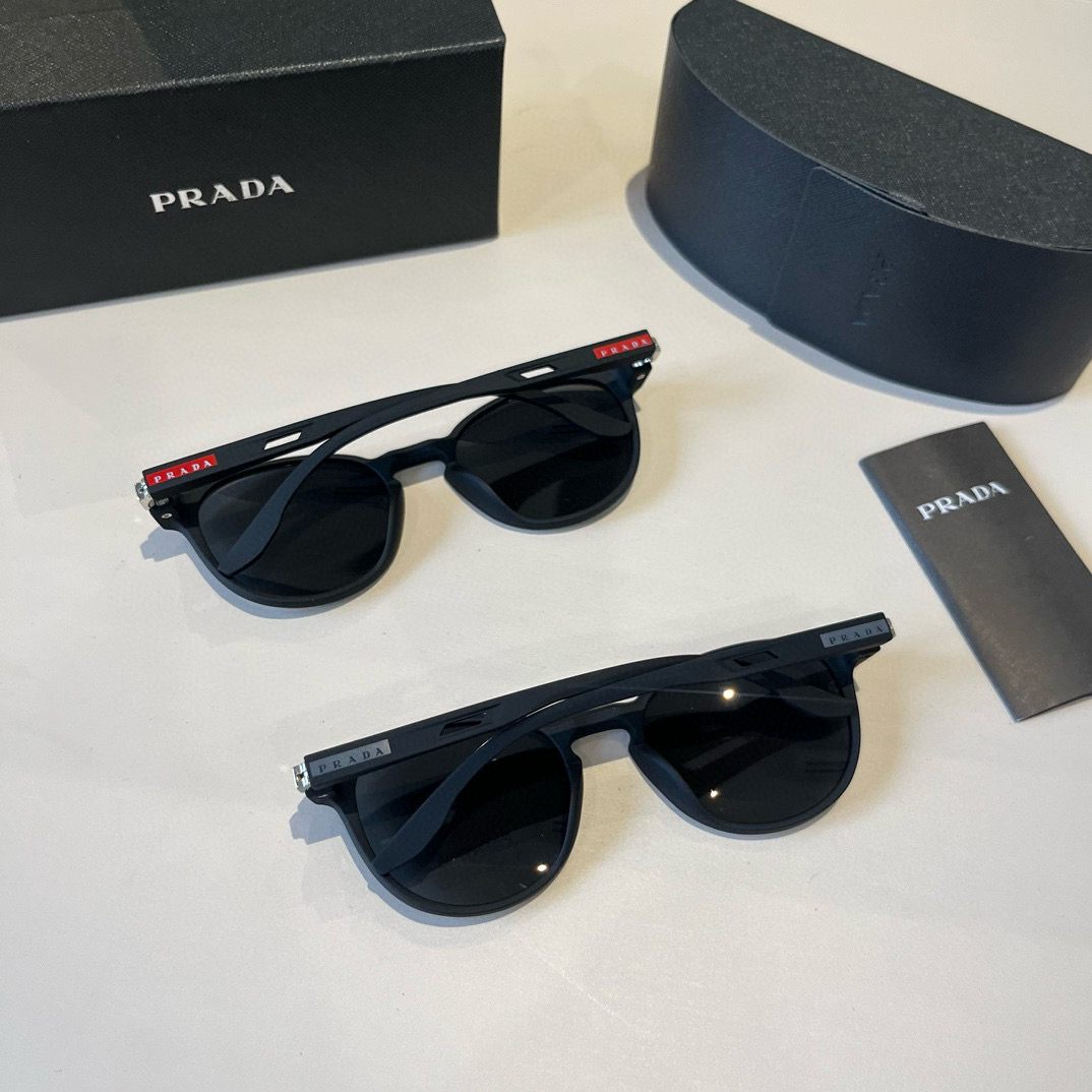 Prada round frame sunglasses