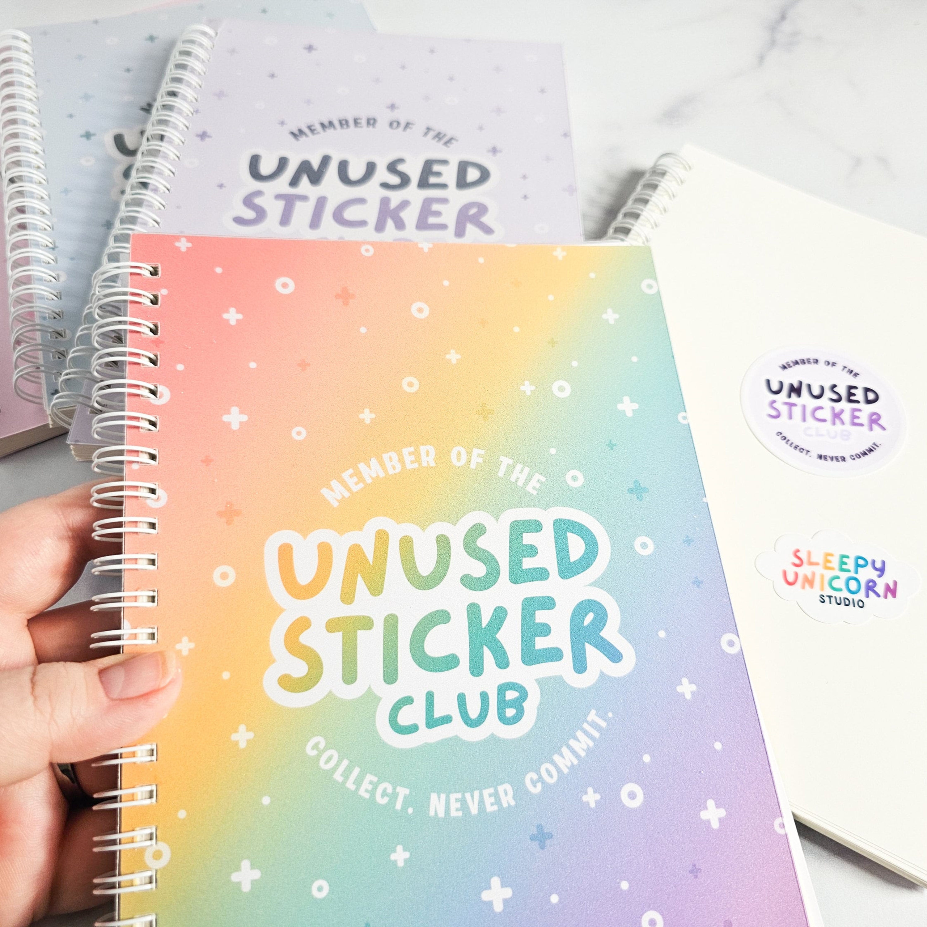 Unused Sticker Club Reusable Sticker Book for Sticker Collector
