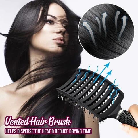 2024 New Year Hot Sale Bristle Nylon Hairbrush