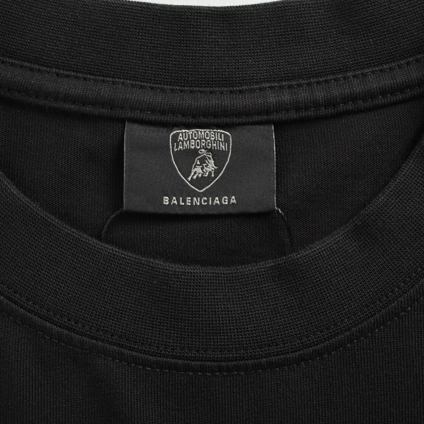 Balenciaga 25ss Lamborghini co-branded embroidered short sleeve