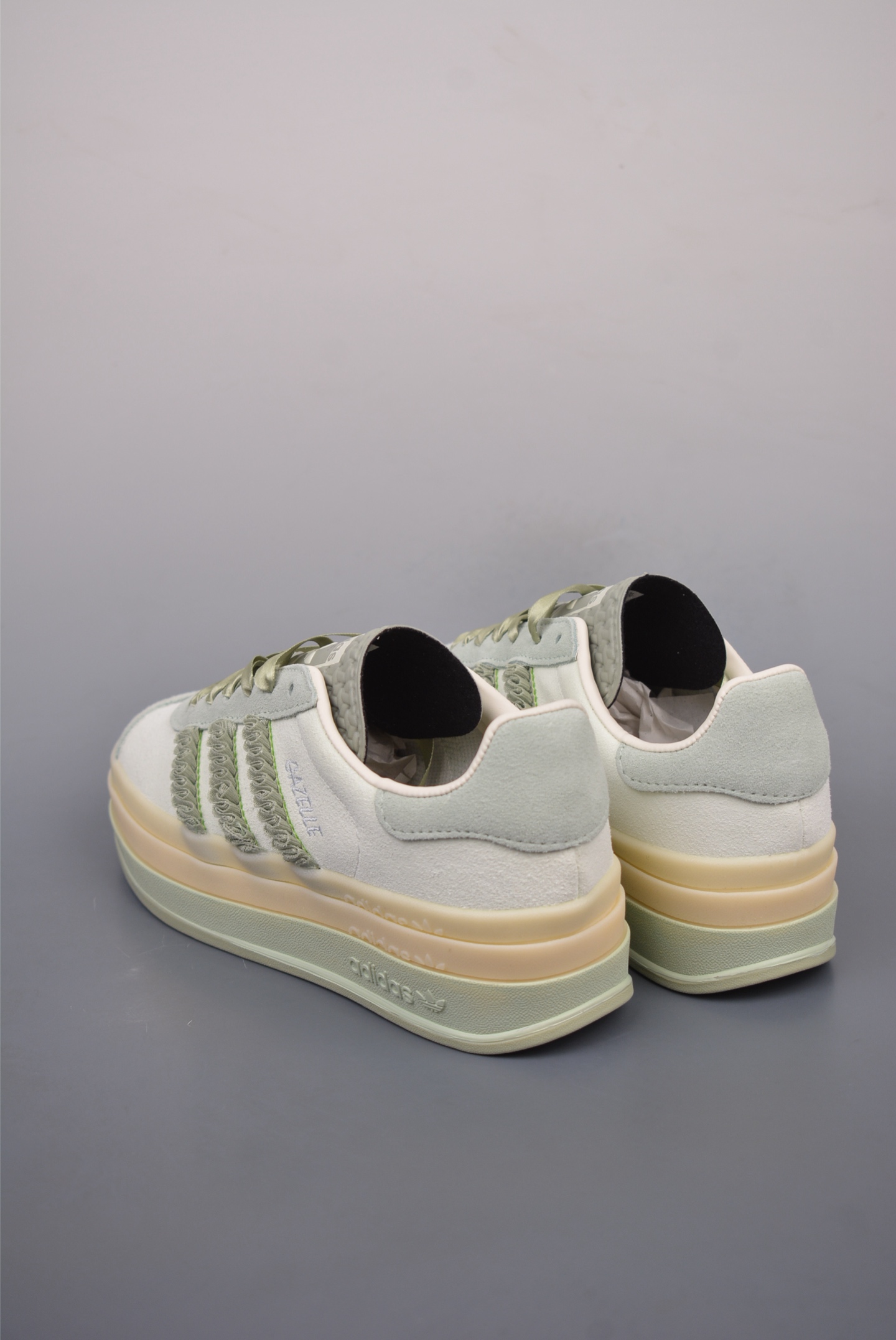 Adidas Originals Gazelle Bold W Velvet Apple Green JR8373