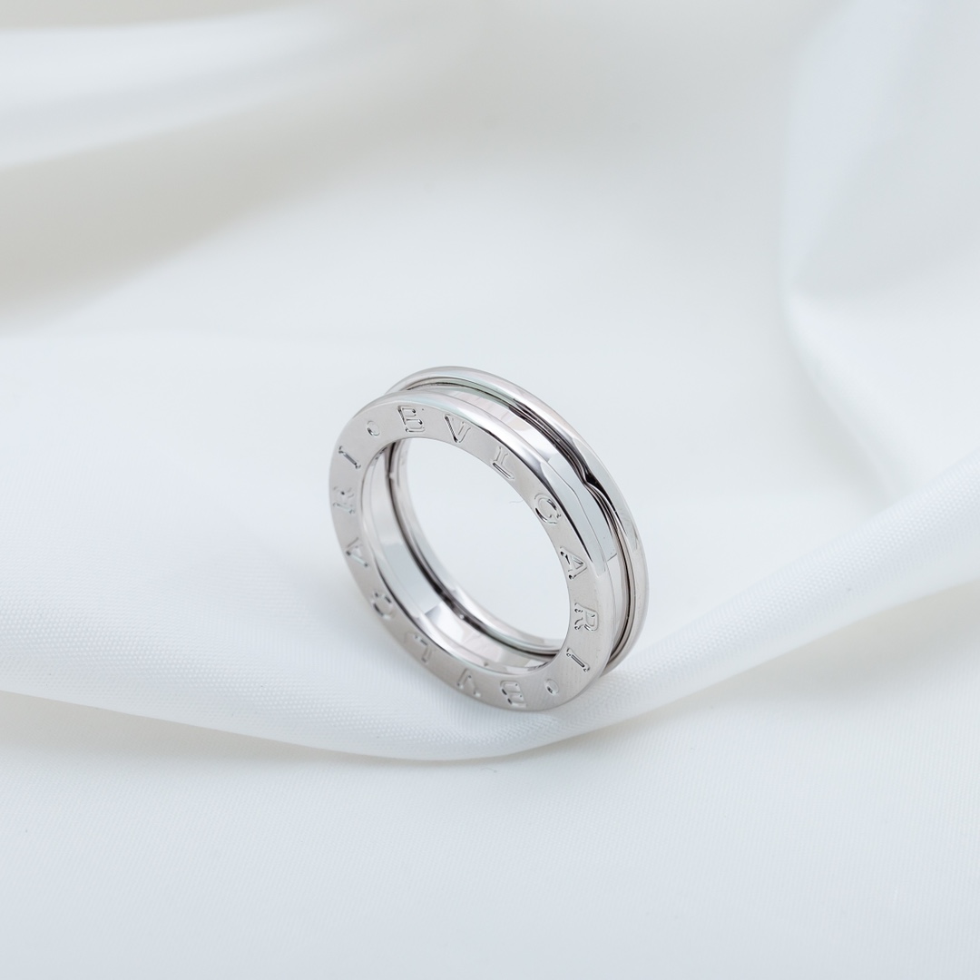 Bulgari zero single band diamond-free ring