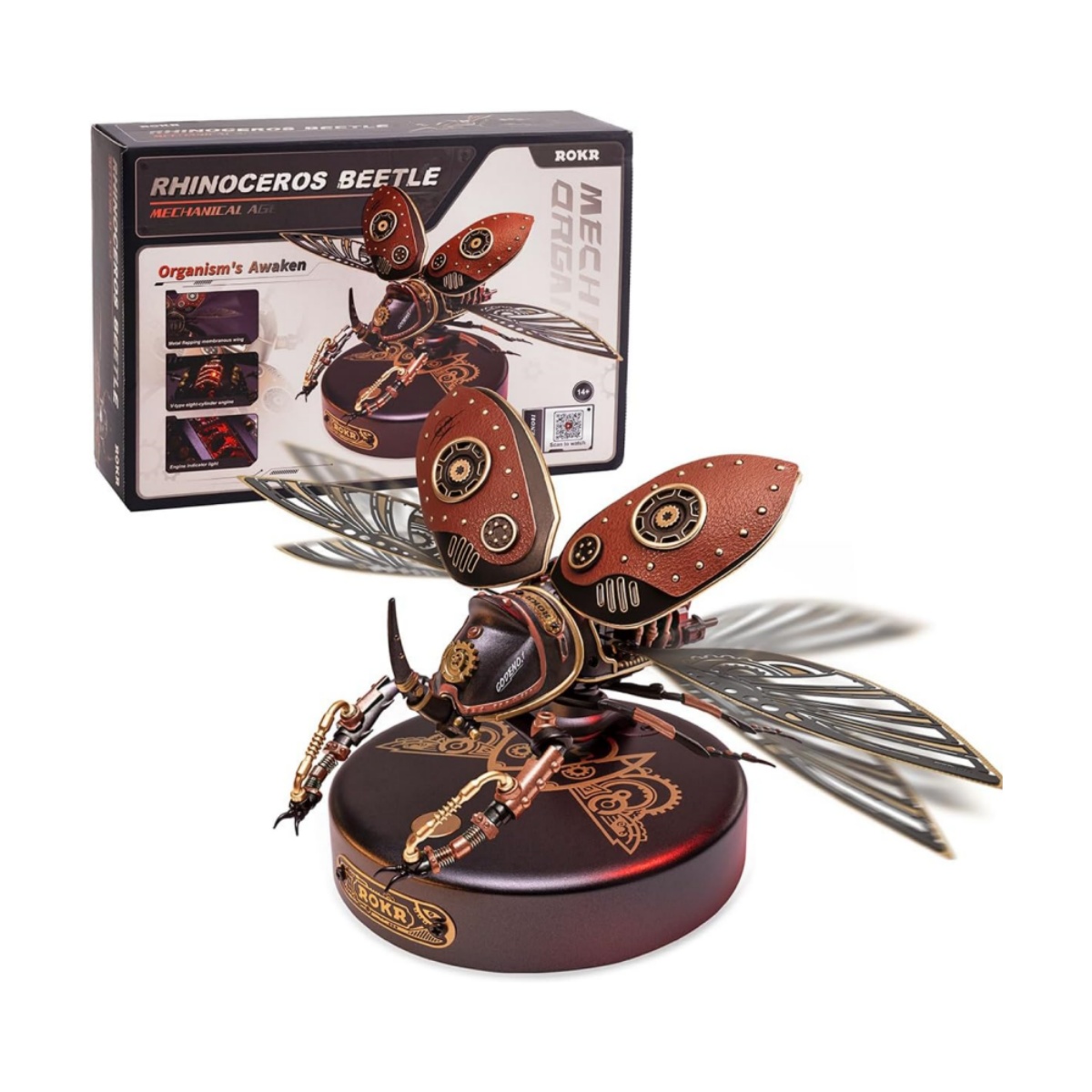 3D Puzzles for Adults Electric Insect Metal Model Building Kit