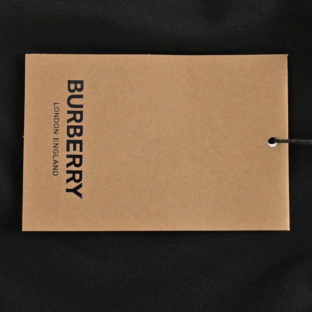 Burberry 24Fw zip-up hooded jacket with checkered arm patches