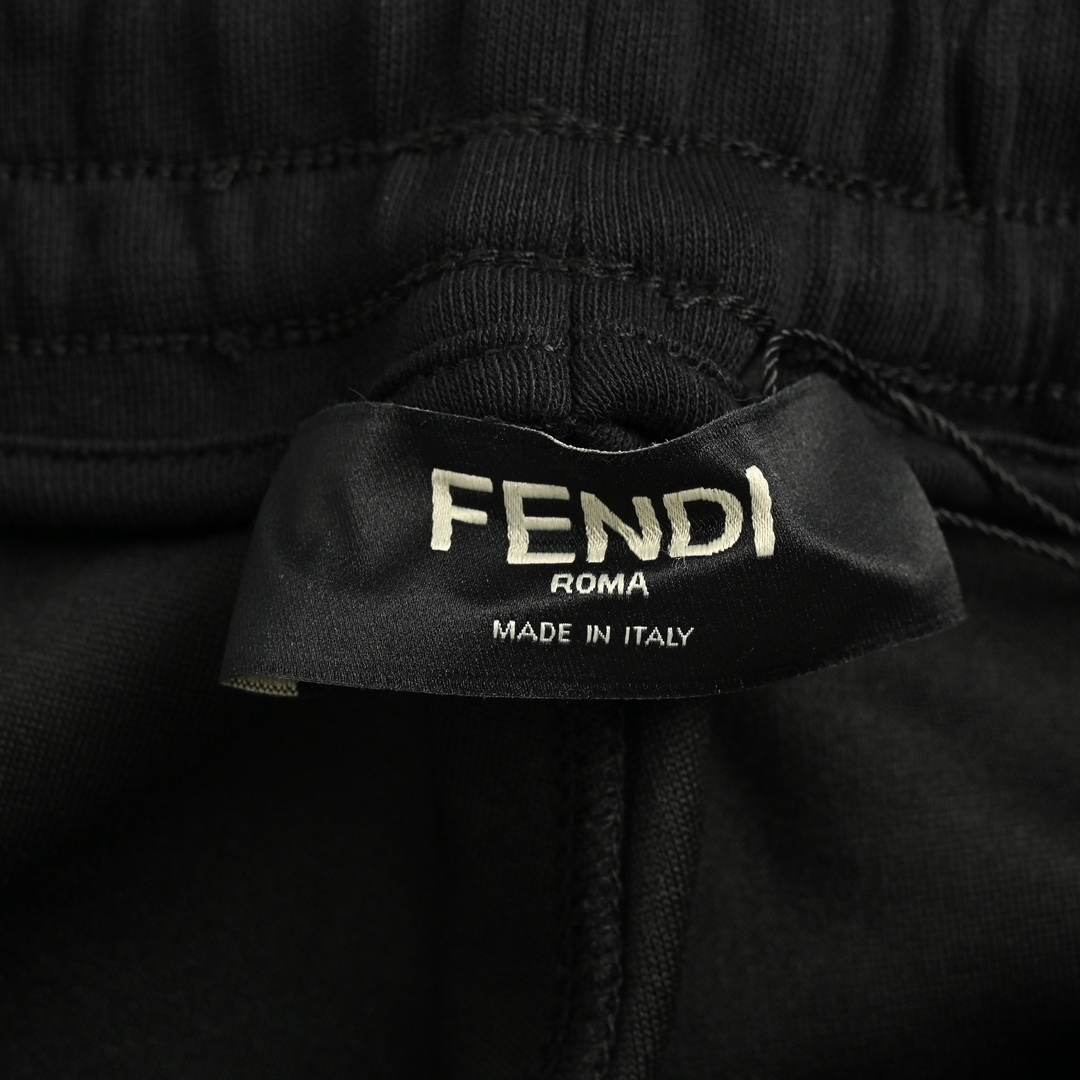 Fendi 24Fw embroidered logo trousers