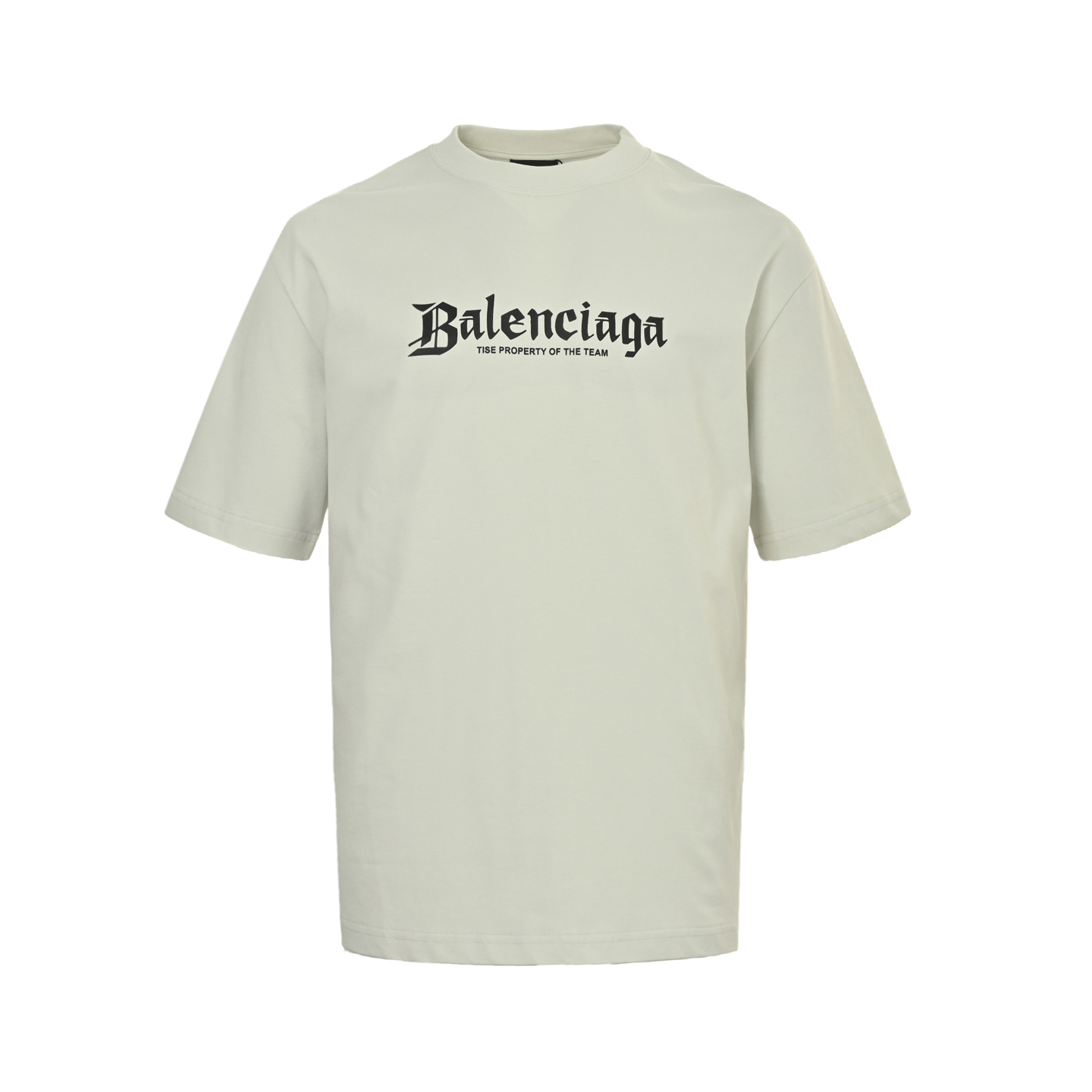Balenciaga 25ss Gothic letter print short sleeve