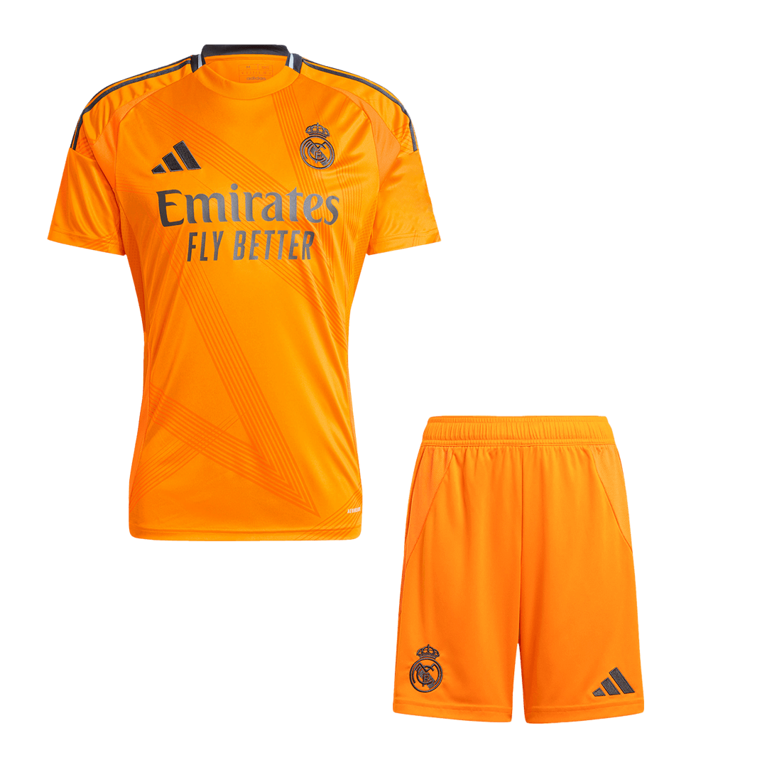 Real Madrid men's away football jersey kit (shirt+shorts) 2024/25