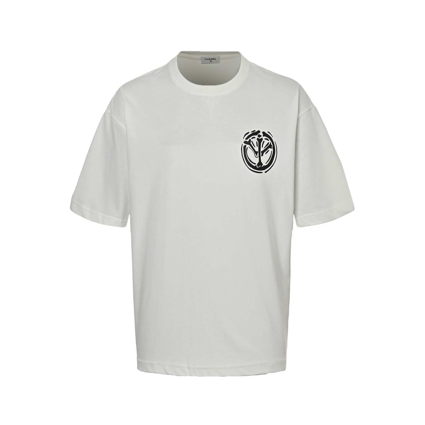 Chanel 24ss bone print short sleeve