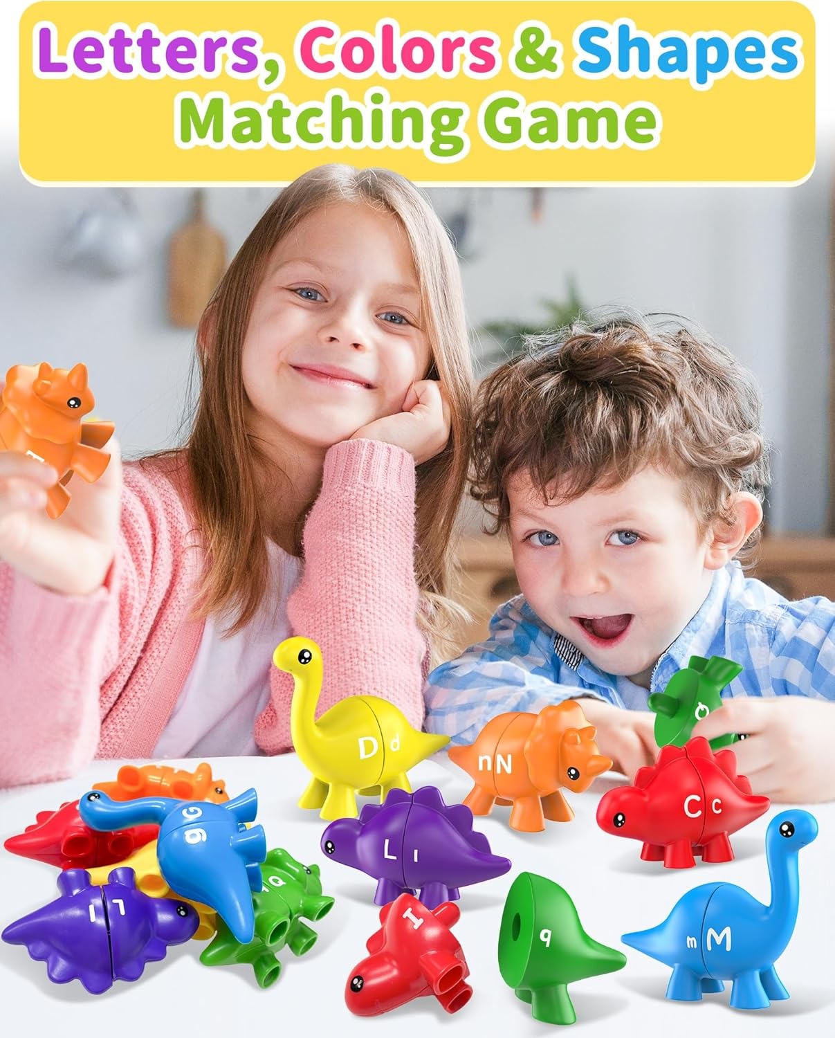 🔥ON SALE 🔥26pcs Dinosaur Alphabet Learning Toys