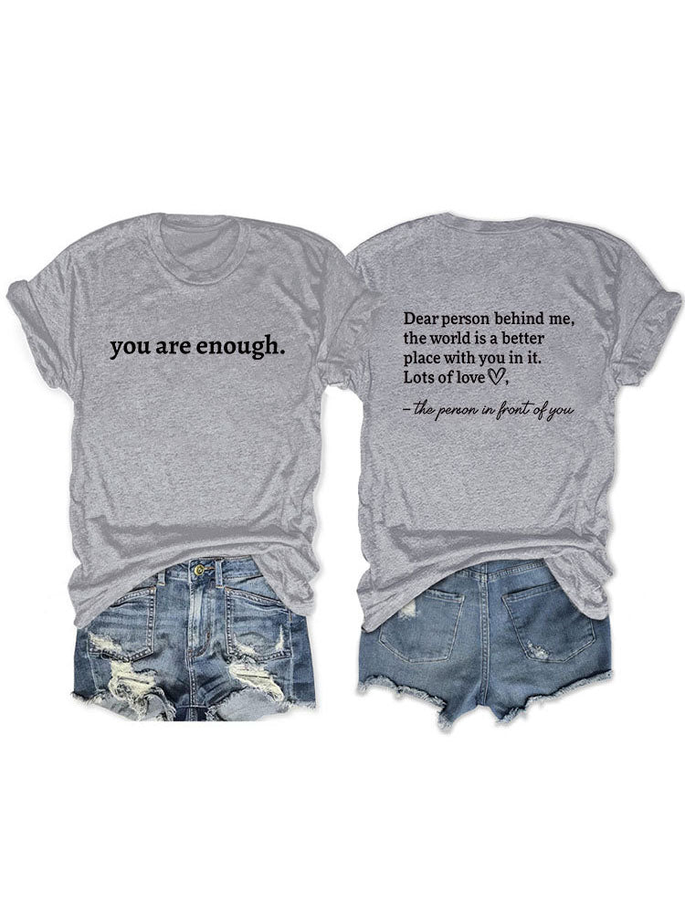 You Are Enough Tee