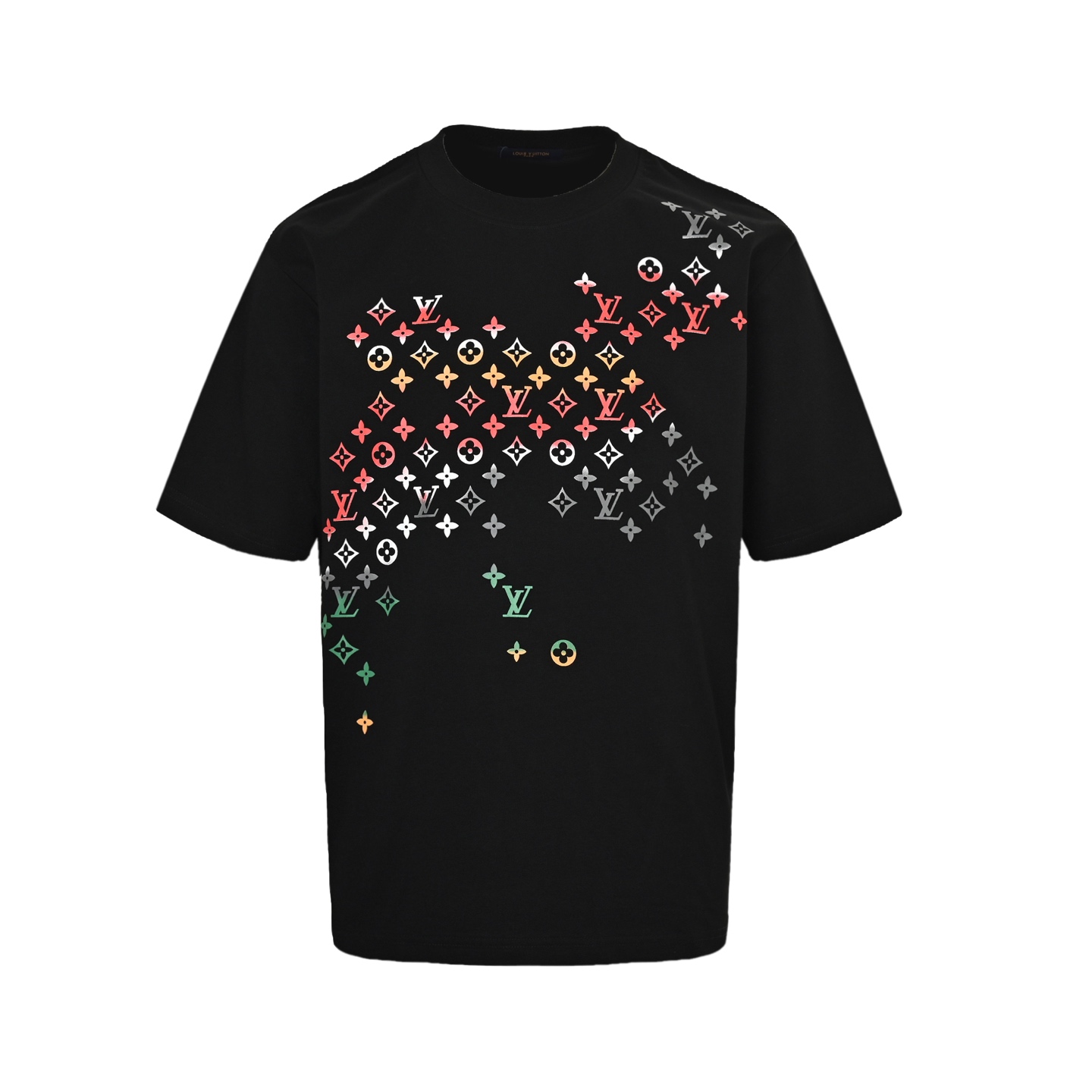 Louis Vuitton Old Flower Gradient Print Short Sleeve