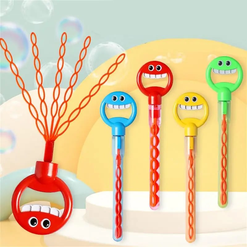 Five-claw 32-hole bubble toy（Each bubble wand comes with two packs of bubble liquid）