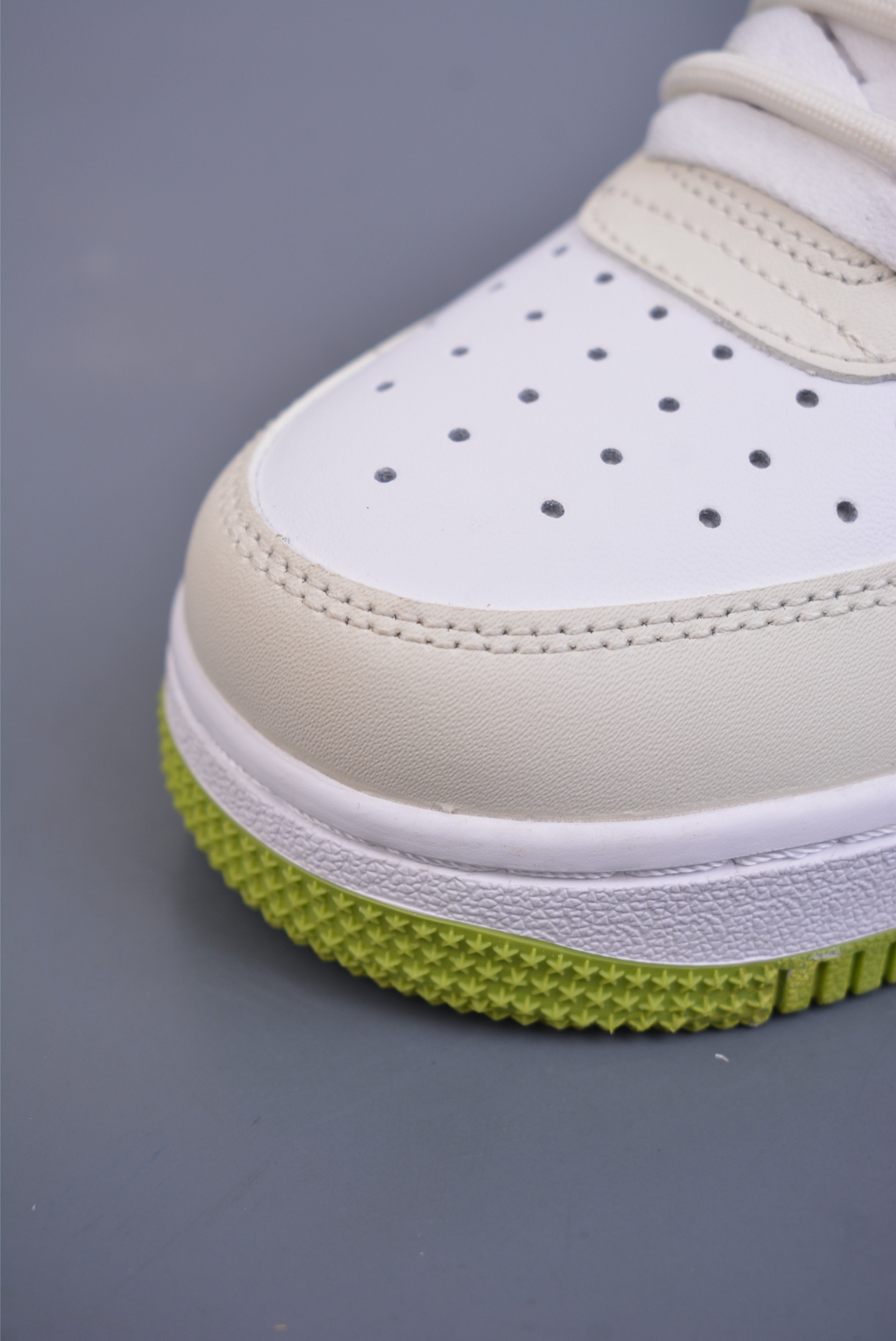 Stussy x Nike Air Force 1 07 Low Sneakers White Gray Green YY2023-315