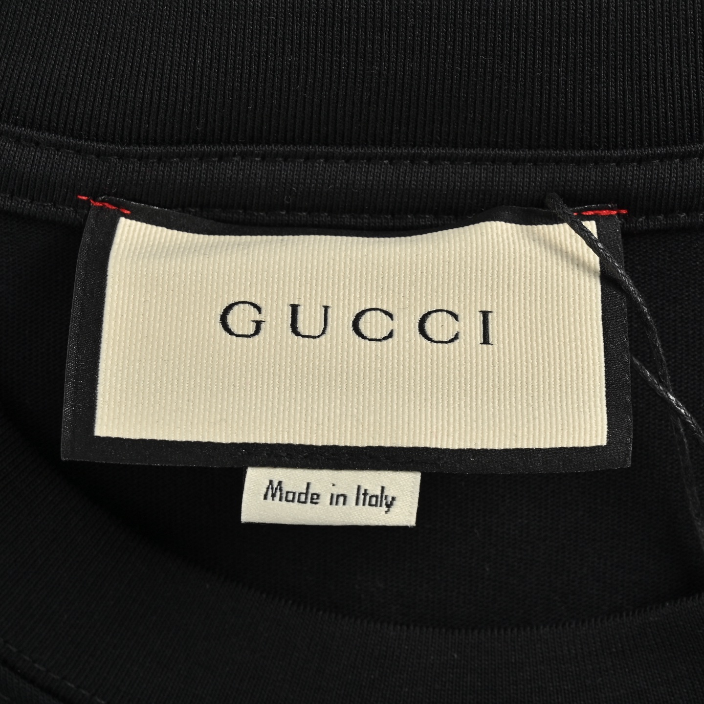 Gucci belt logo embroidered short sleeves