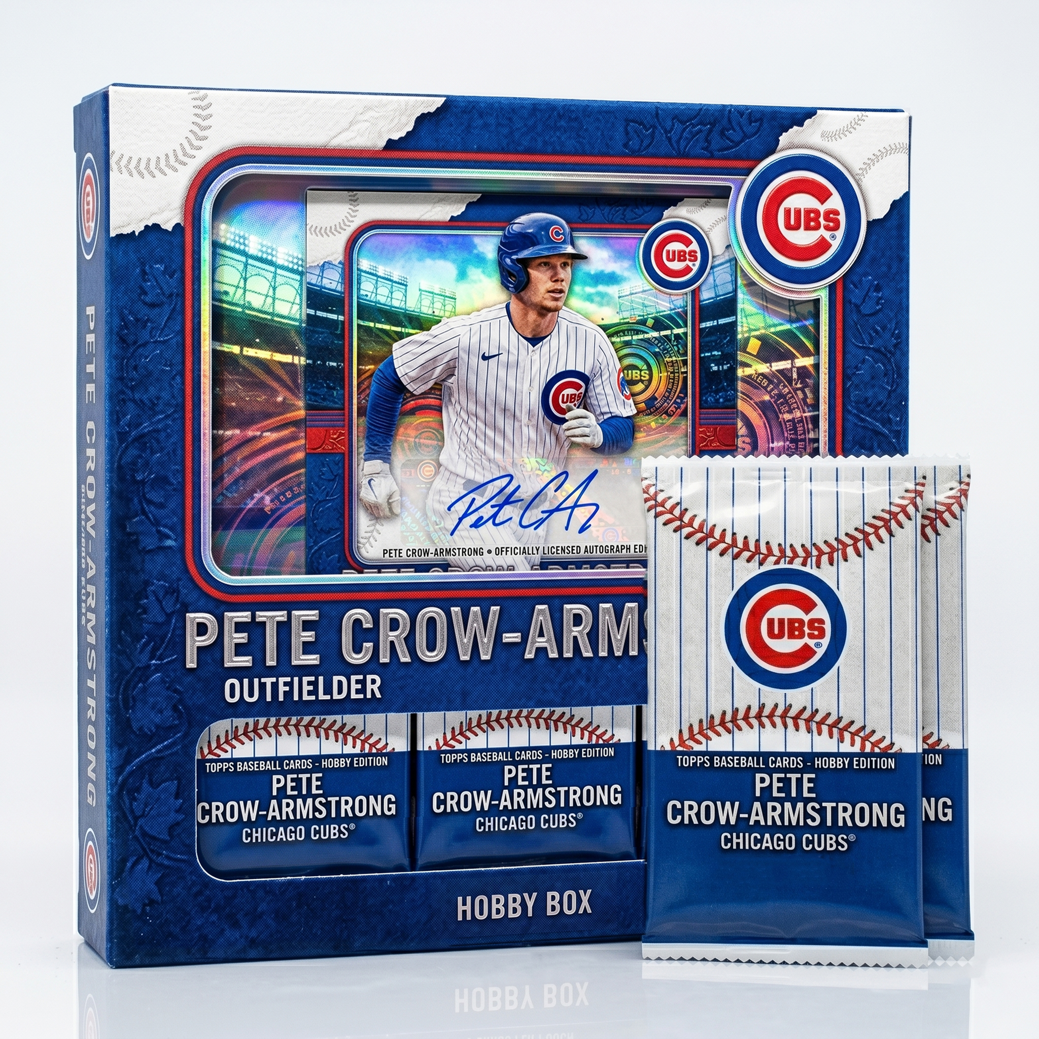 Pete Crow‑Armstrong Chicago Cubs Autograph Baseball Card Hobby Box