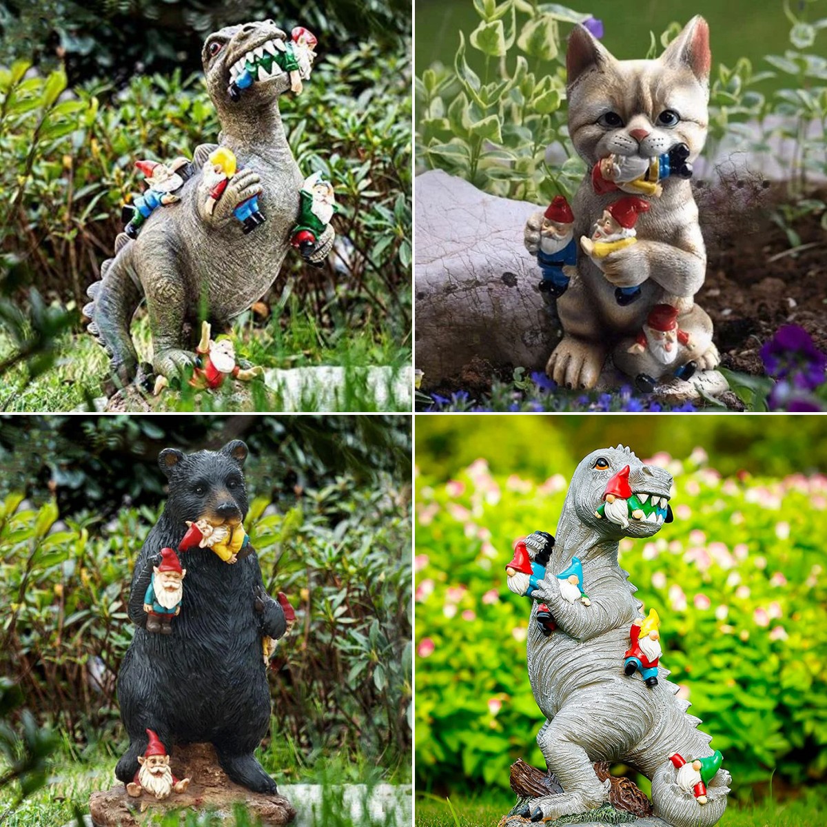 (🔥Last Day Promotion-SAVE 50% OFF)Eating Gnomes Statue Garden/Home Decor-BUY 2 GET 10% OFF & FREE SHIPPING