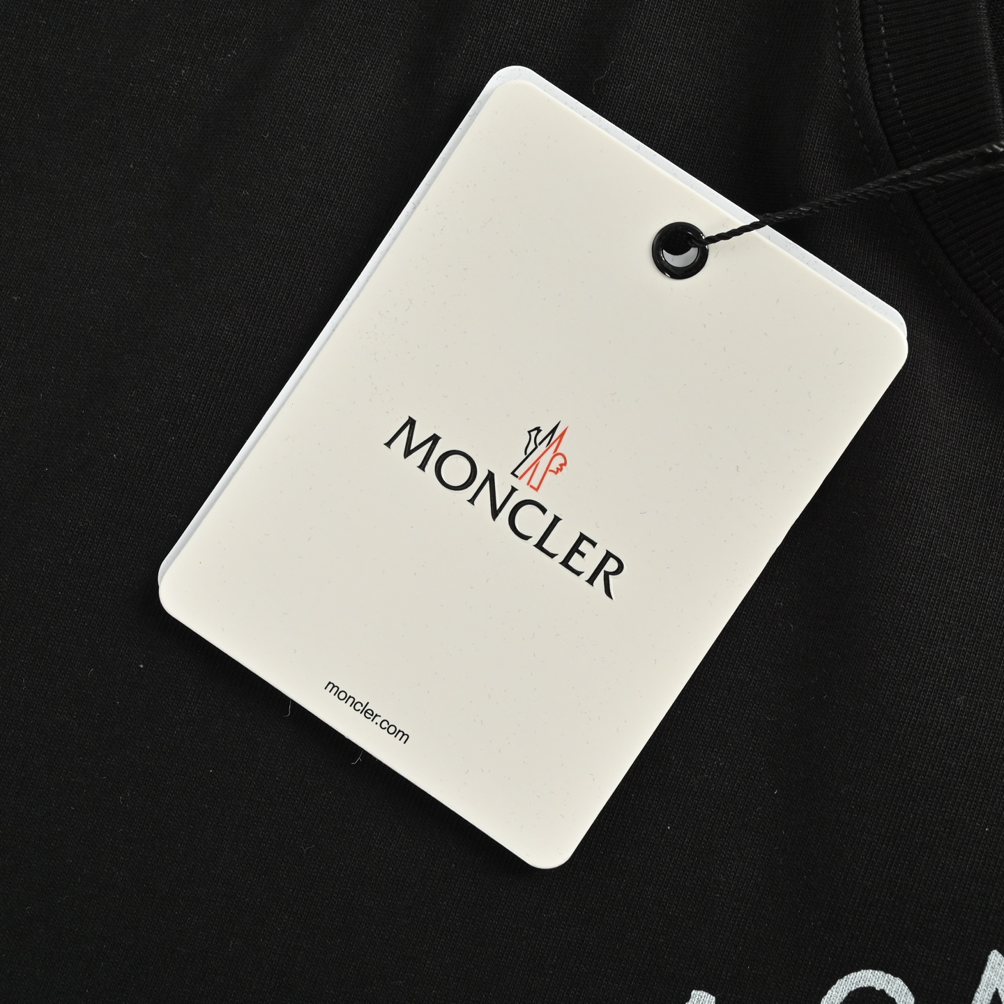 Moncler 25ss printed logo short-sleeved shirt