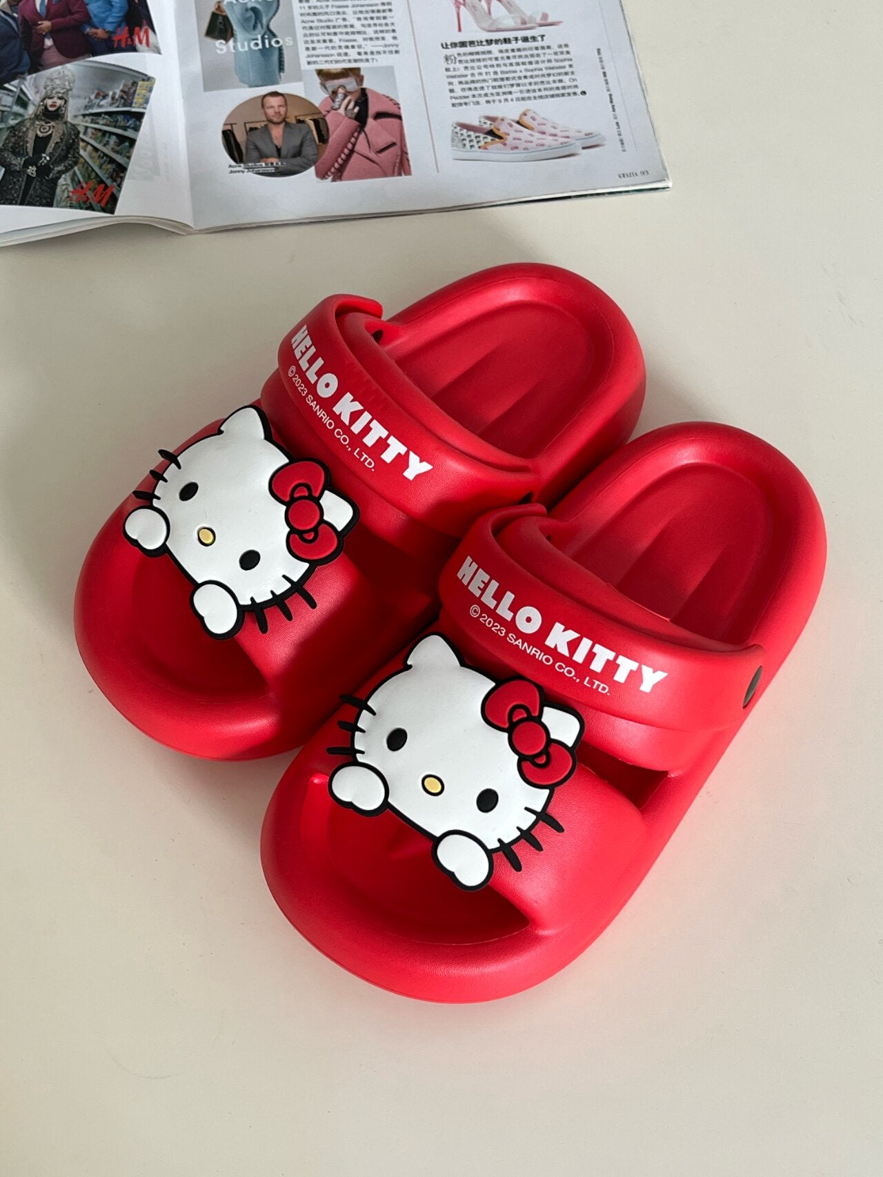 Sanrio Sandals Double Strap Waterproof EVA Slides