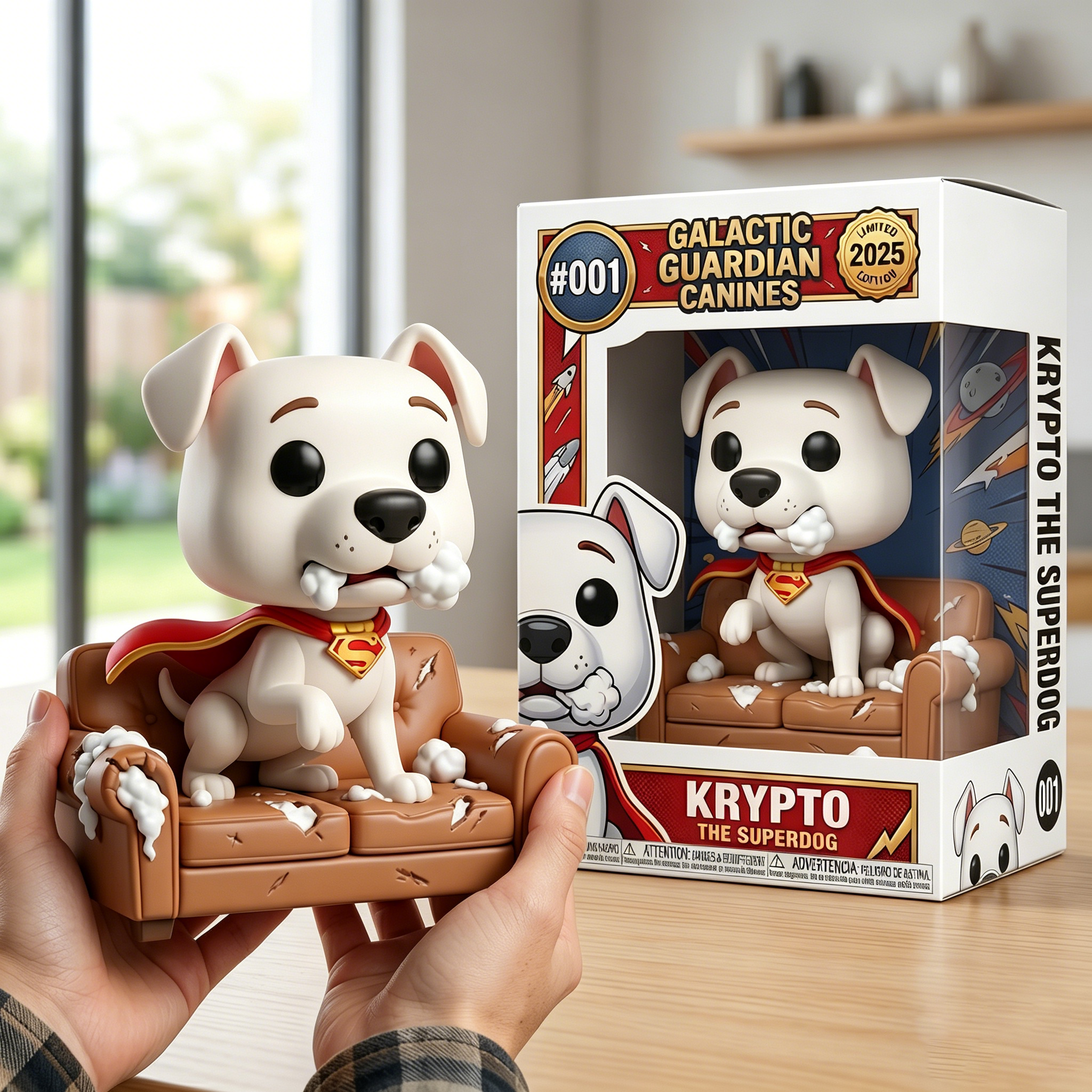 🦸‍♂️ Krypto the Superdog: Chewing Couch Exclusive – Galactic Guardian 🛋️