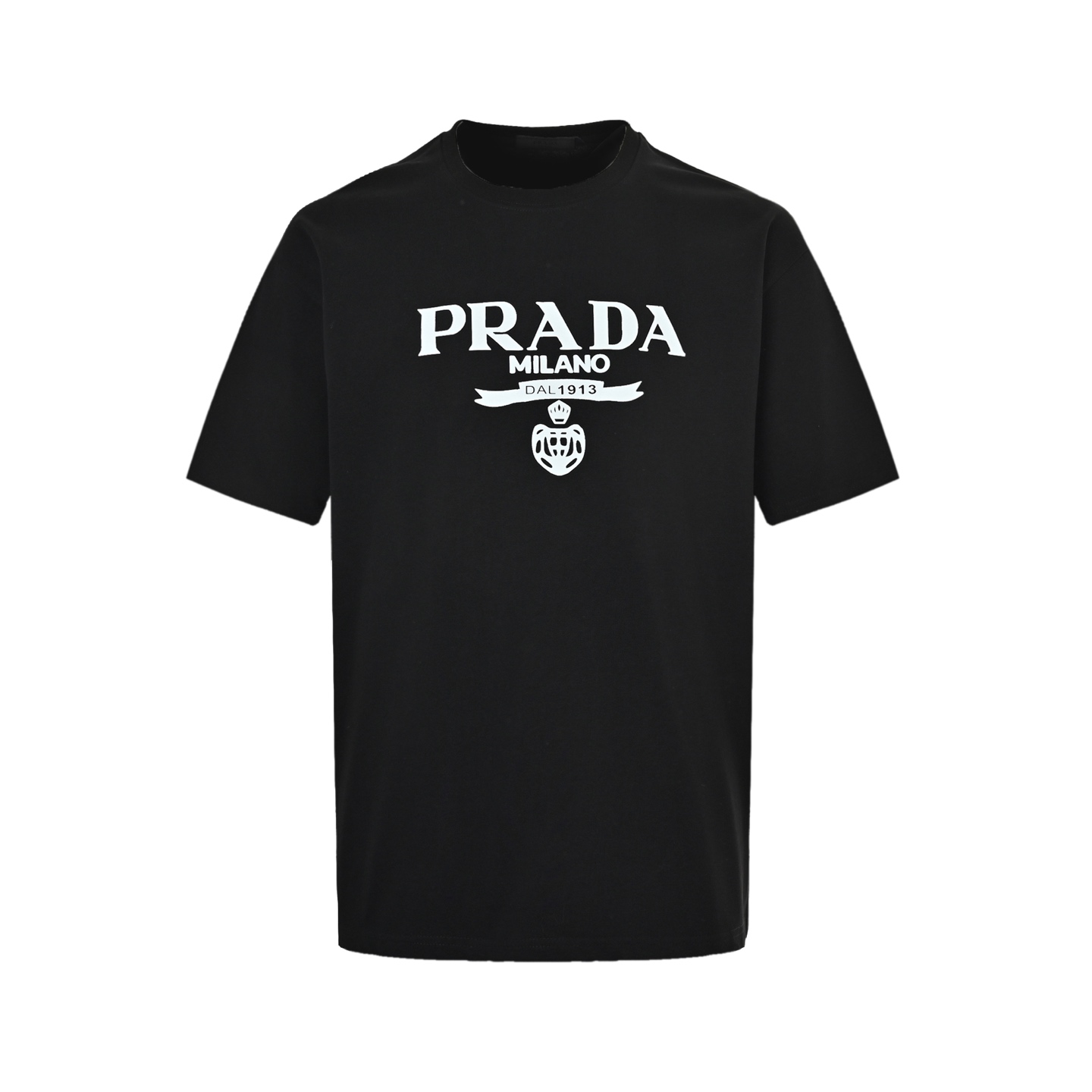 Prada classic letter logo print short sleeve