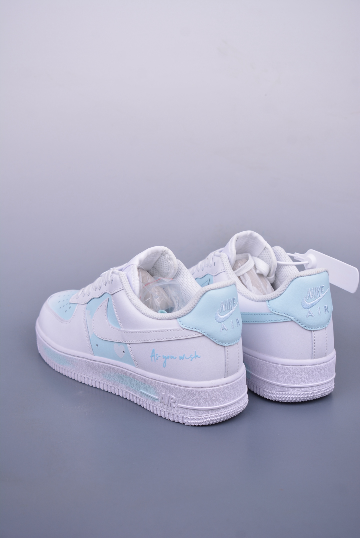 Nike Air Force 1 07 Low Sneakers White Cloud Blue CW2288-111
