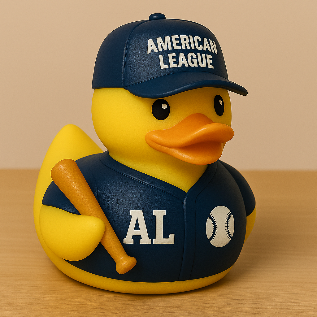 American League vs National League Rubber Duck