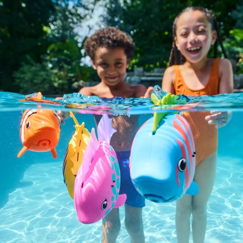 HOT SALE🔥Rainbow Reef Fish Toy - Kids Swimming Accessories & Water Toys