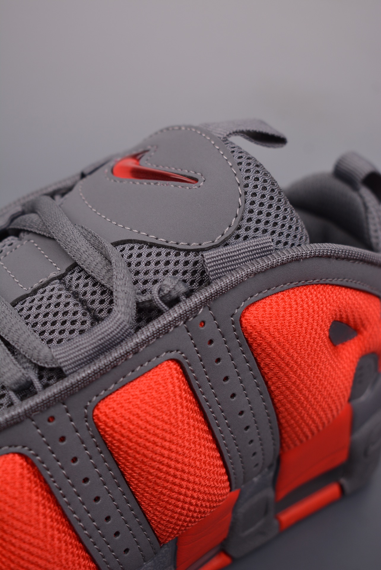 Nike Air More Uptempo LowDark Grey Light Crimson FZ3055-002
