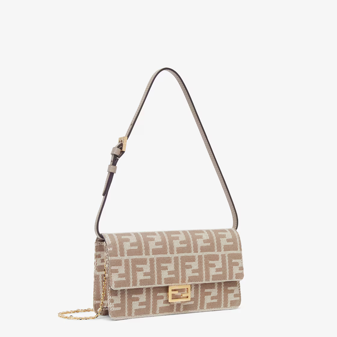 Fendi Chain Wallet Baguette Handbag 8M0498AUNJF1SNP