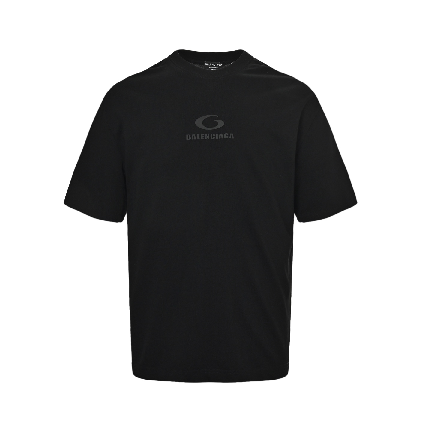 Balenciaga 25ss ring embossed letter logo short sleeve