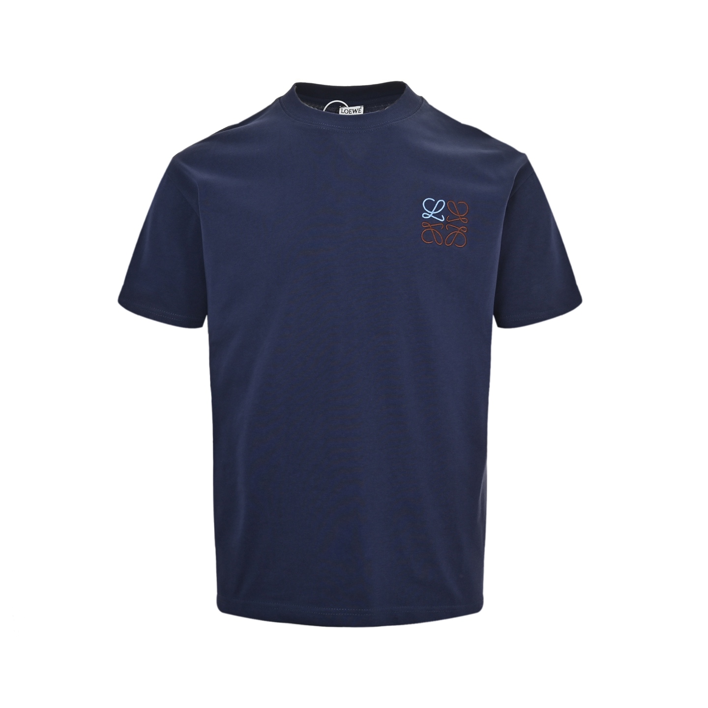 Loewe 25ss embroidered logo short sleeve