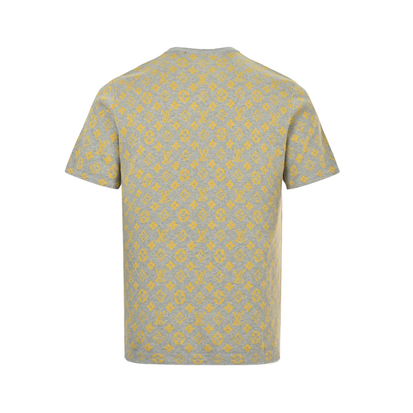 Louis Vuitton 25ss all-over monogram logo knitted short-sleeved shirt