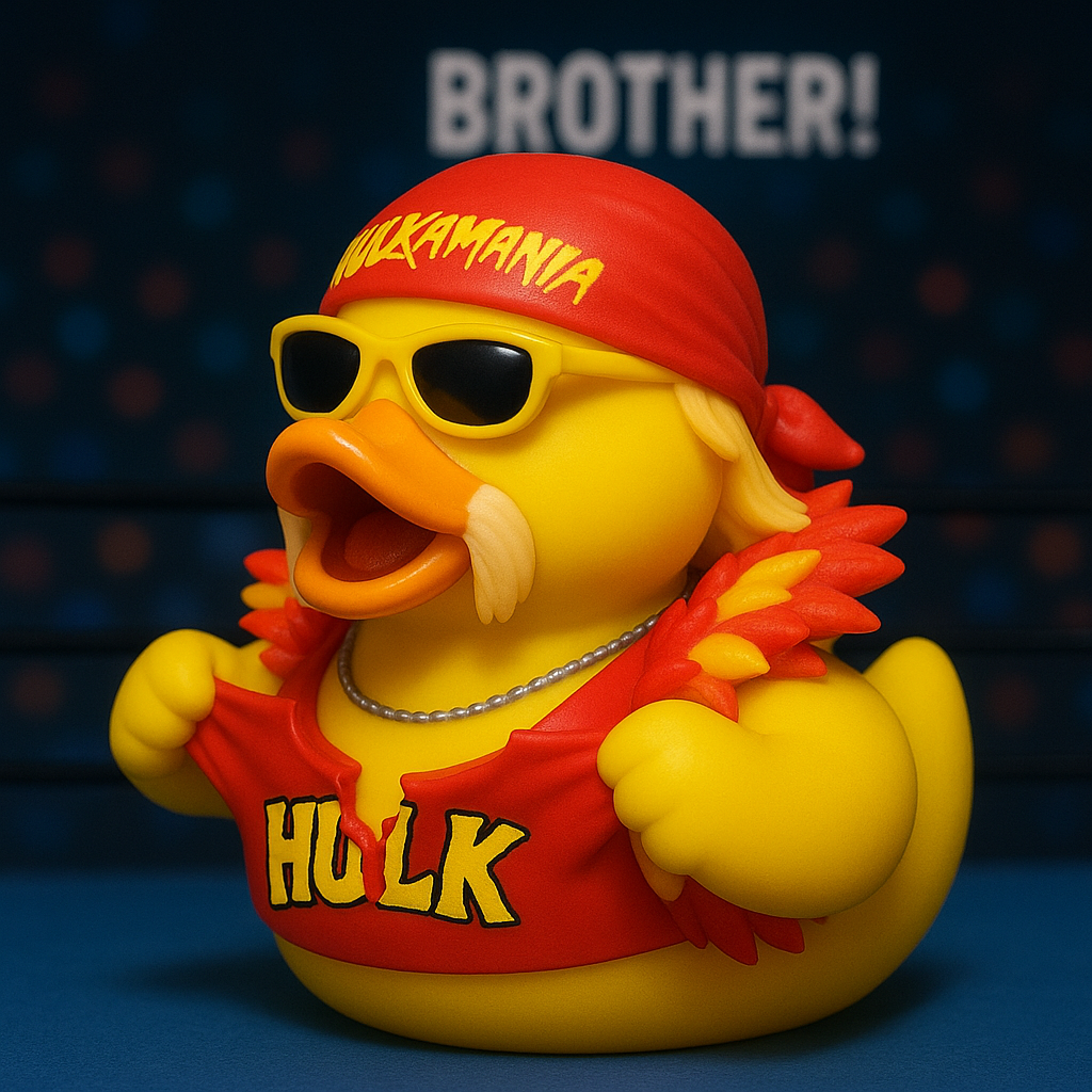 Hulk Hogan Commemorative Rubber Duck
