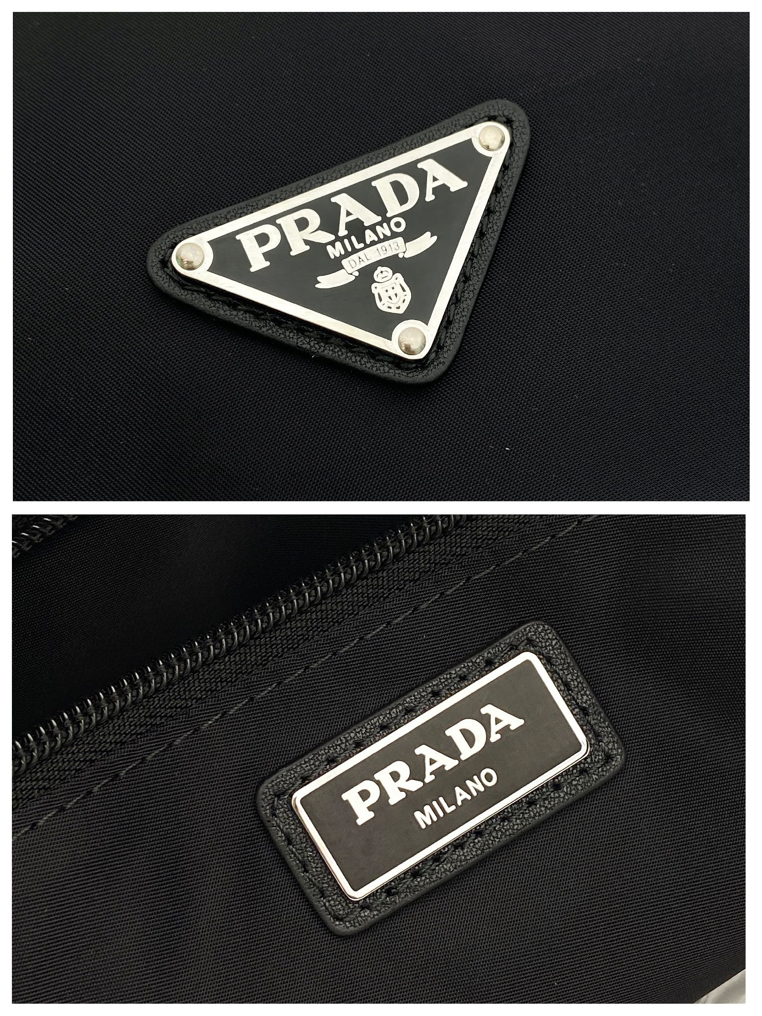 Prada parachute fabric travel bag 2VC015A