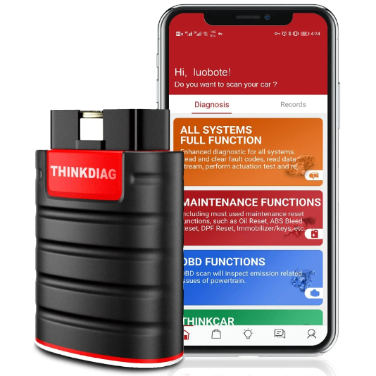 Thinkcar Thinkdiag Scanner Bluetooth Bidirectional Scan Tool All Systems Diagnostic Scanner