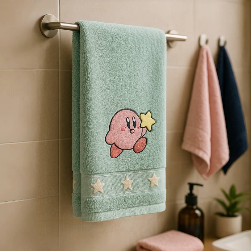 Kirby Starry Comfort Towel Set