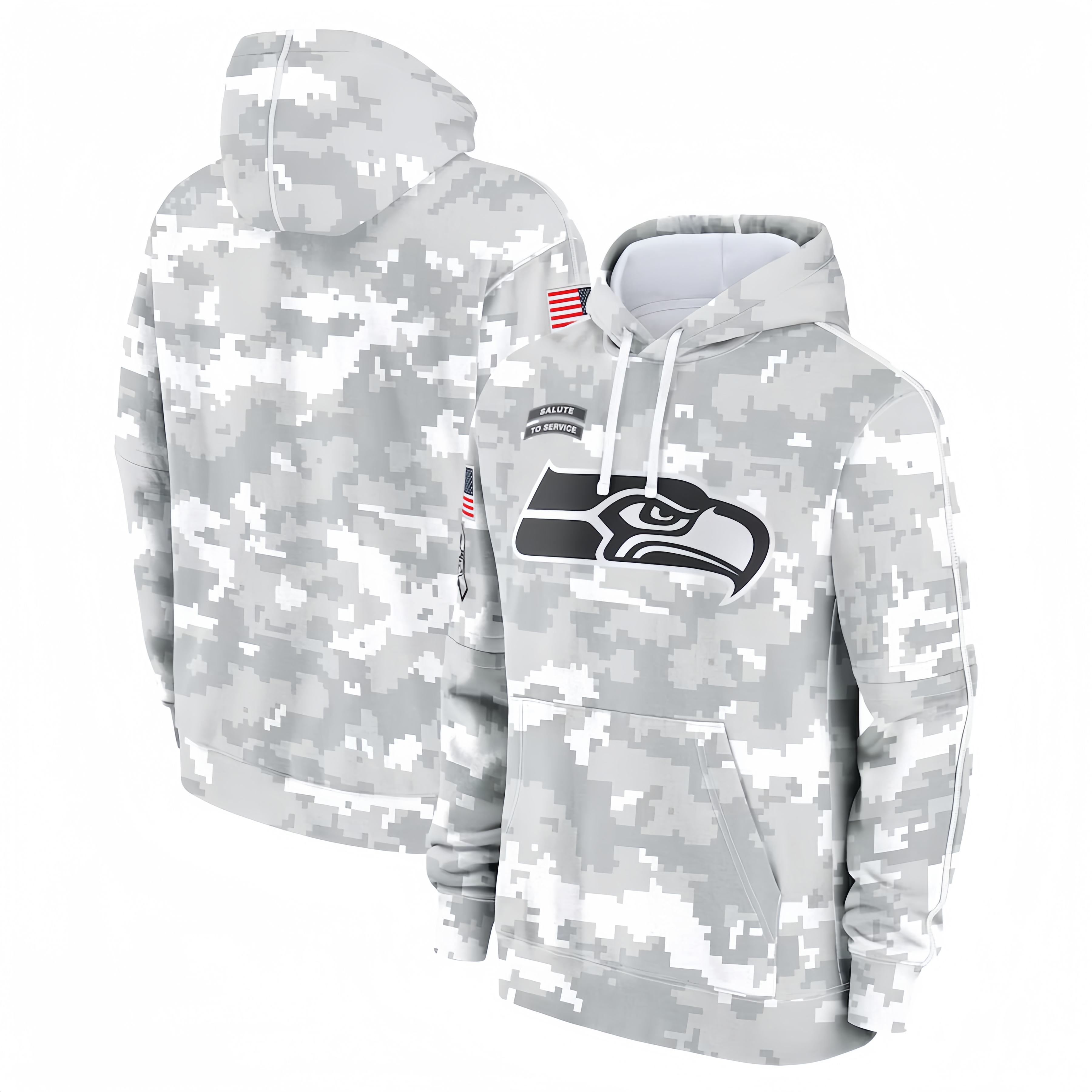 SEATTLE SEAHAWKS HEAVYWEIGHT HOODIE VETERAN01