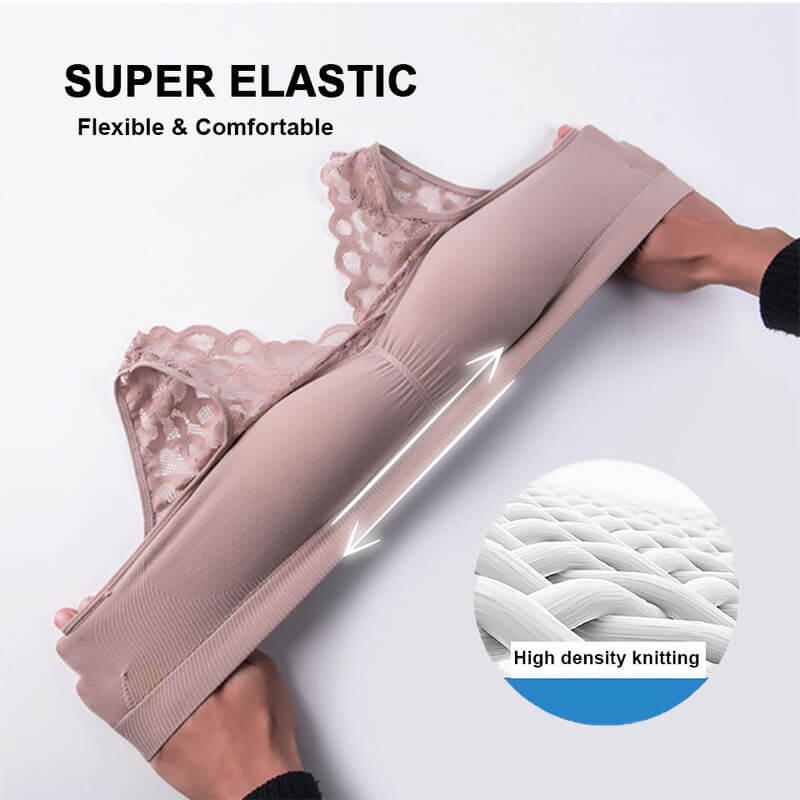 (🔥Christmas Hot Sale-50%OFF NOW) Push Up Comfort Super Elastic Breathable Lace Bra -Buy 5 GET 3 FREE & FREE SHIPPING