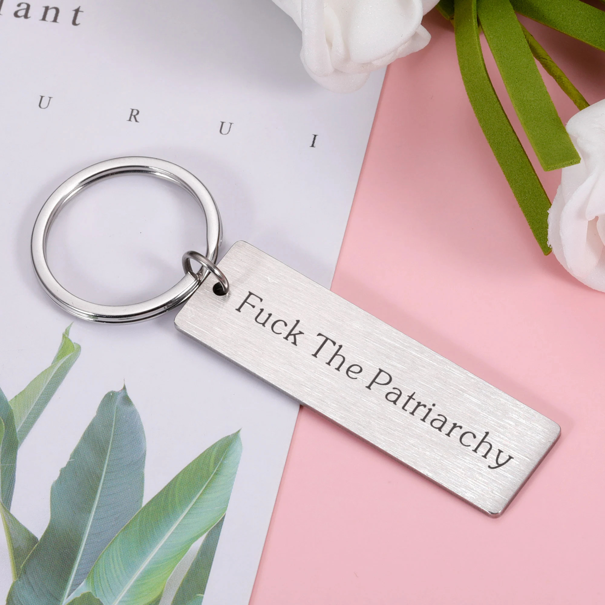 F*ck the Patriarchy Keychain