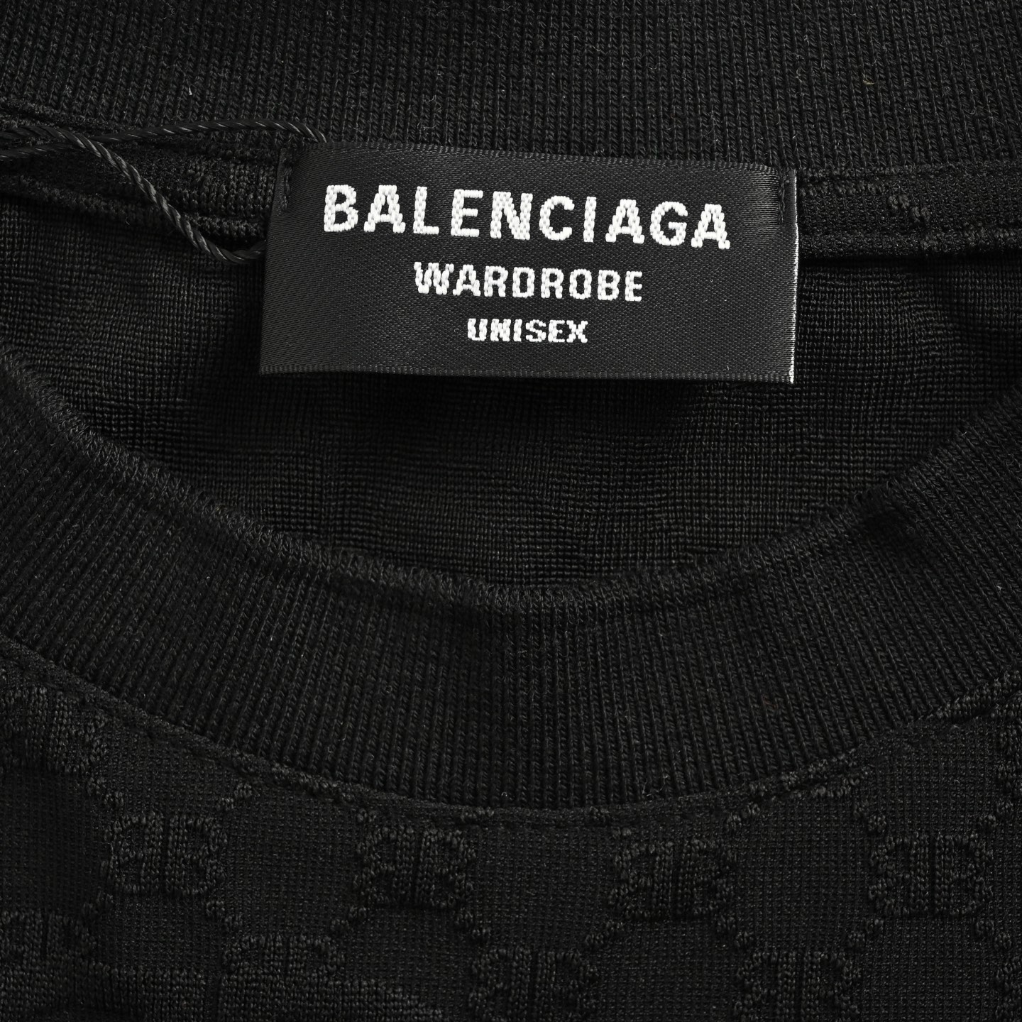Balenciaga 25ss dark pattern full print double B jacquard short sleeve